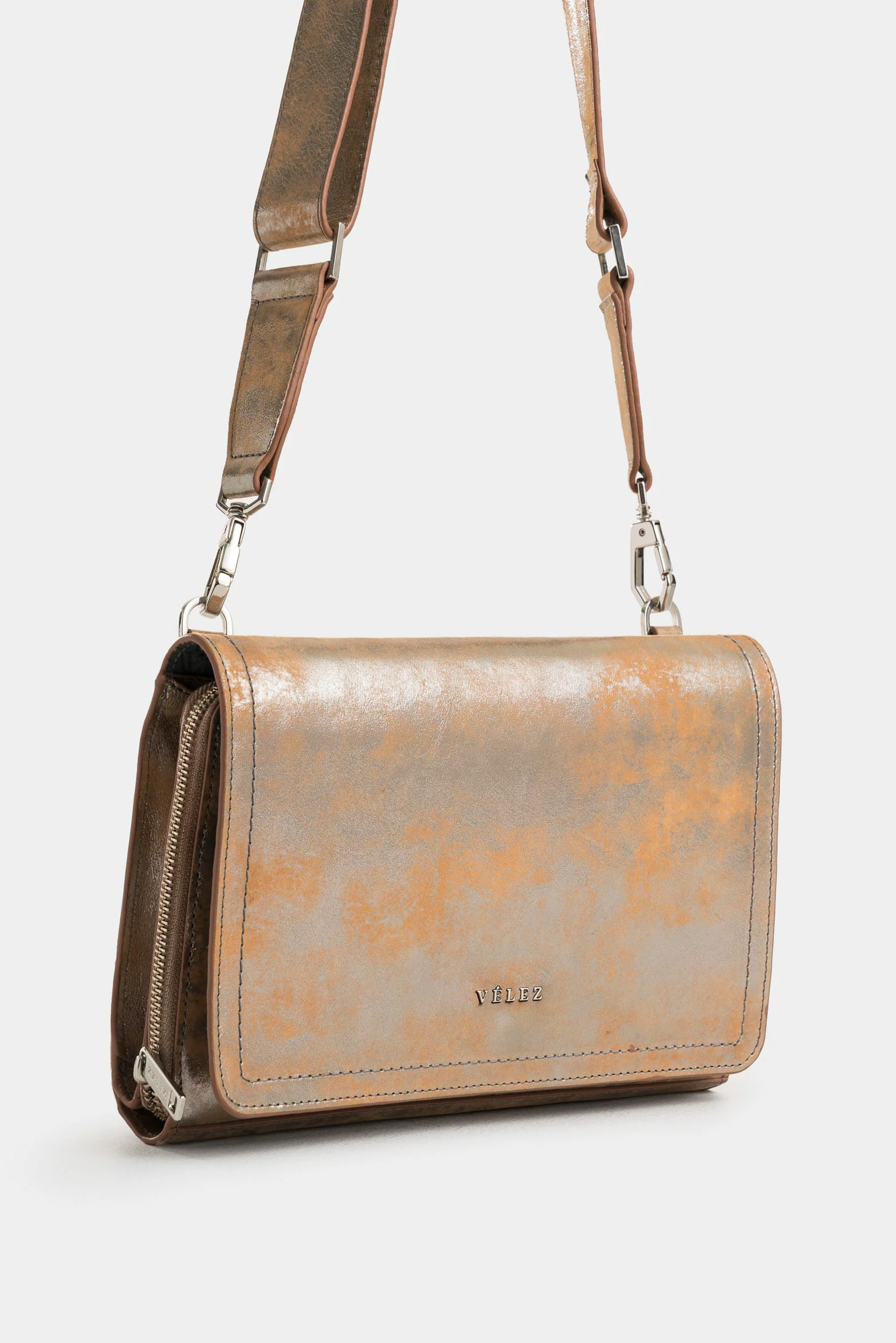Abi 2.0 Folia Leather Bowling Bag for Women with Adjustable Strap - Image 2