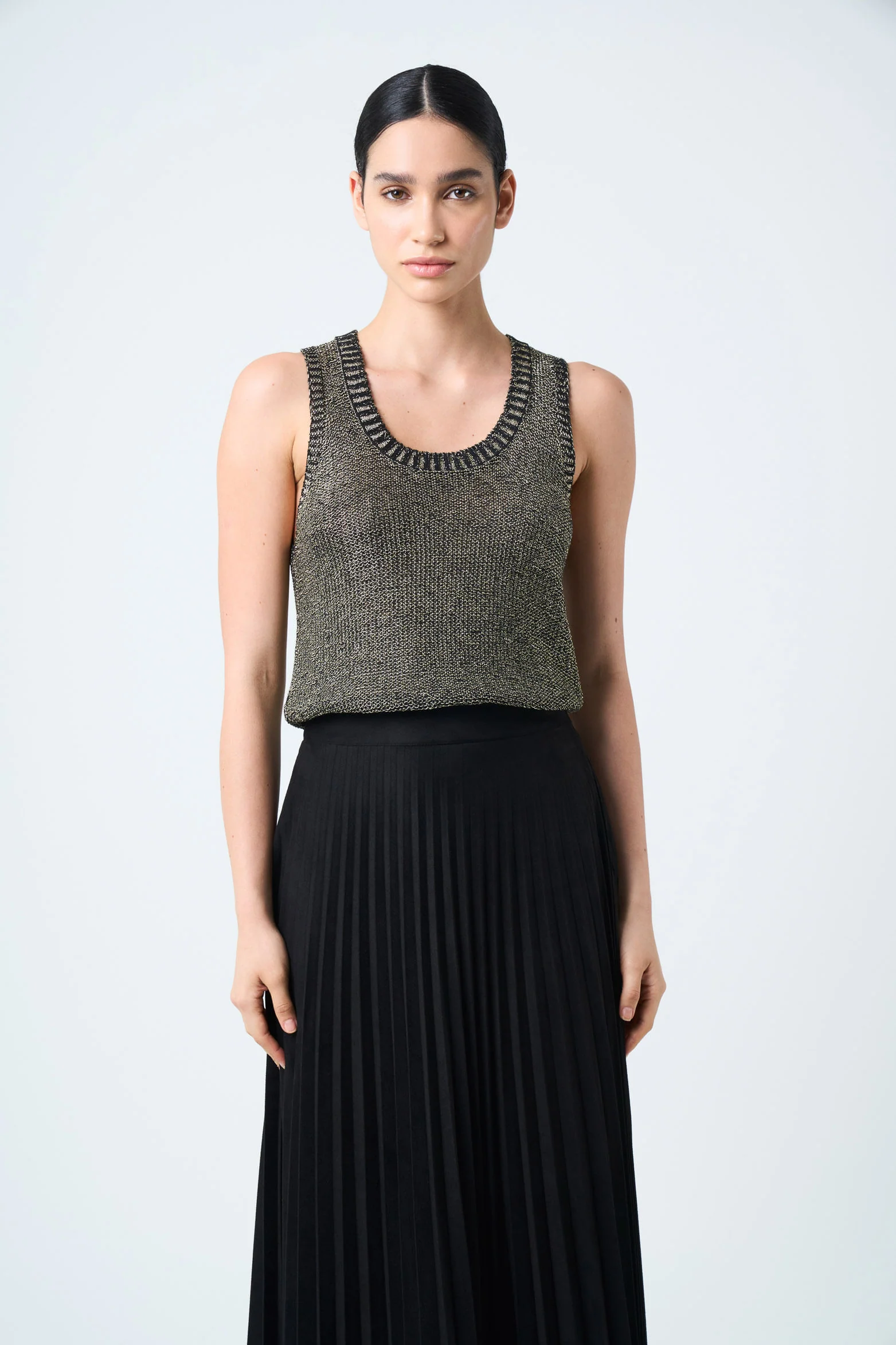 Alma Pleated Skirt for Women in Knit Fabric - Image 5