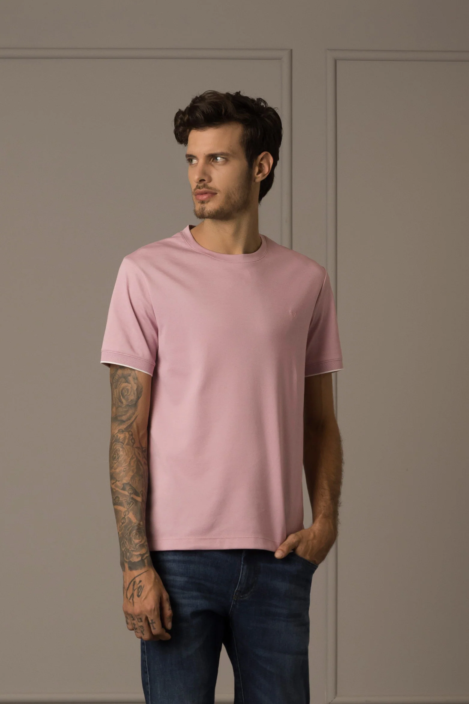 Arizona Micropima Cotton T-Shirt – Semi-Fitted - Image 2