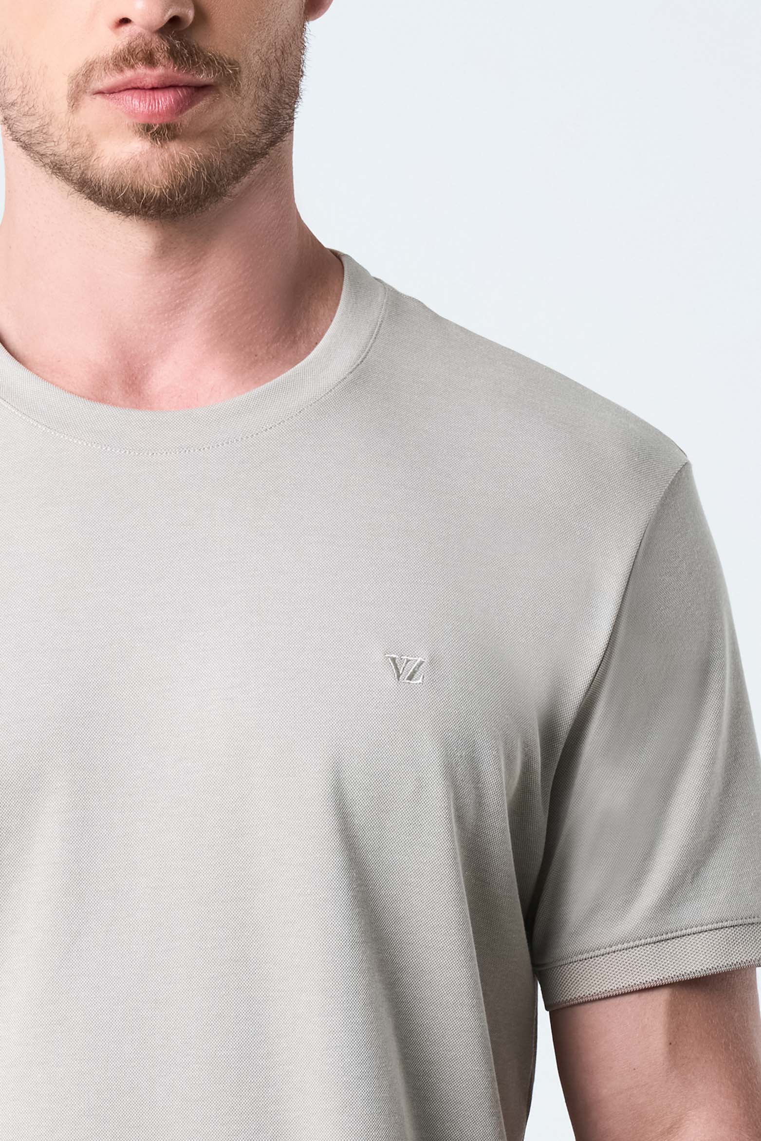 Arizona Micropima T-Shirt for Men Semi-Fitted - Image 7