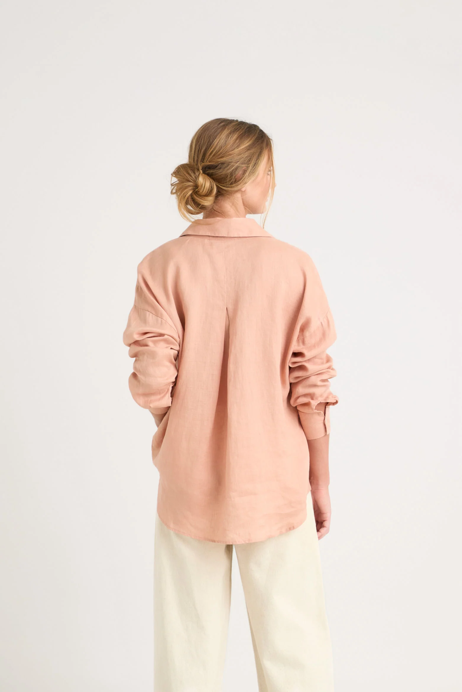Aurora Oversized Linen Shirt for Women - Image 6