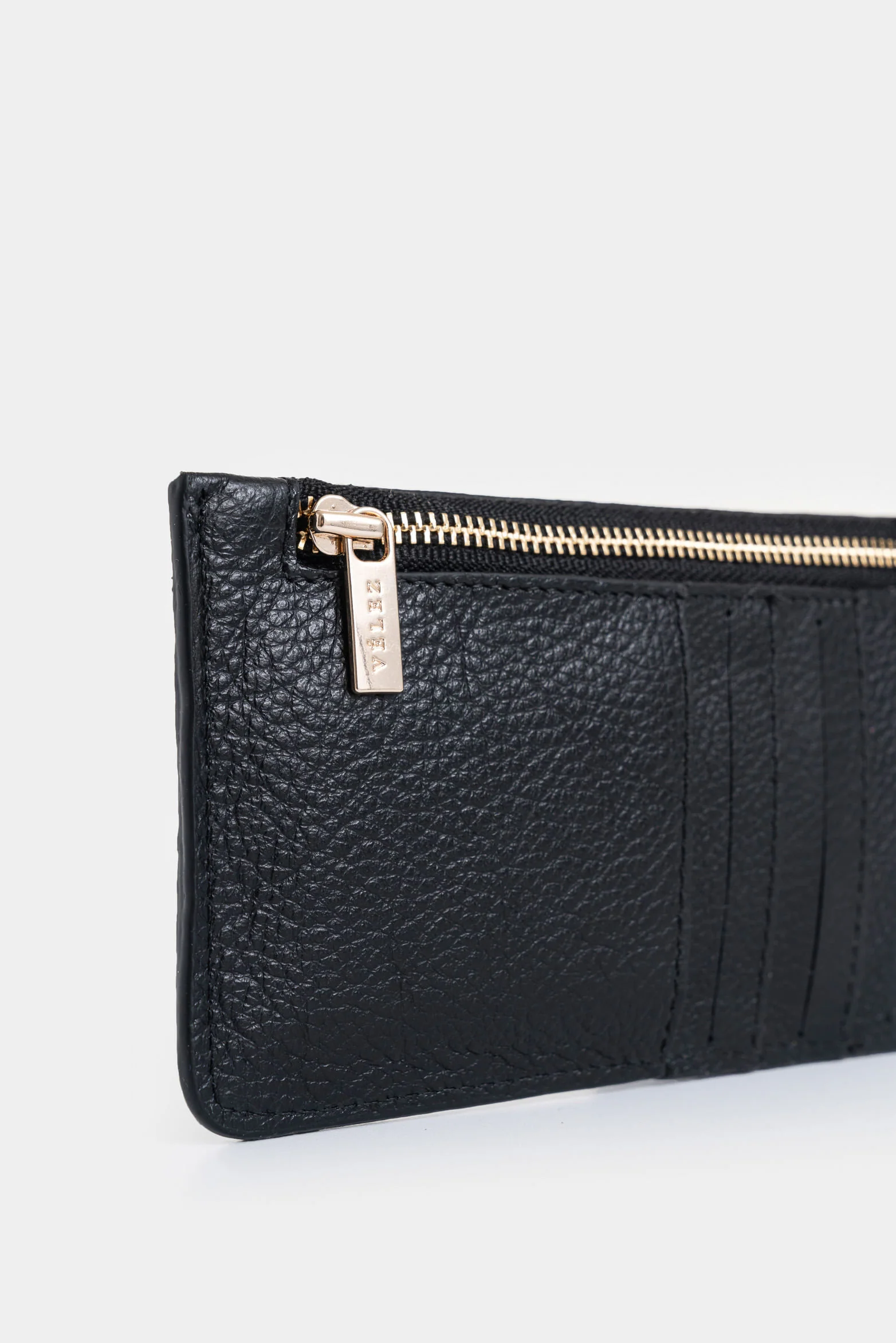 Ava Leather Cardholder Jacquard Detail - Image 5