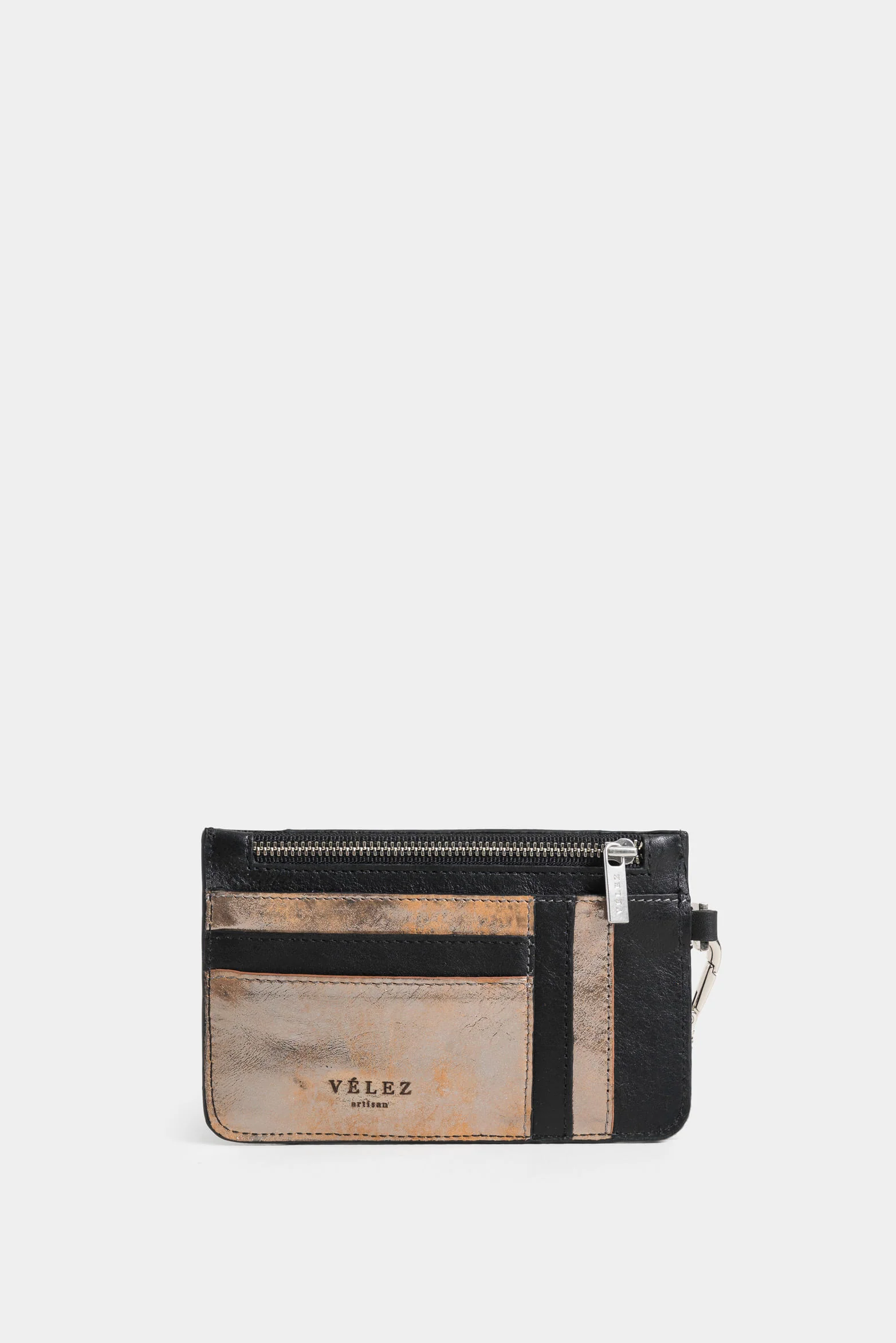 Aventurine Leather Document Holder with Chain Handle for Women - Image 3