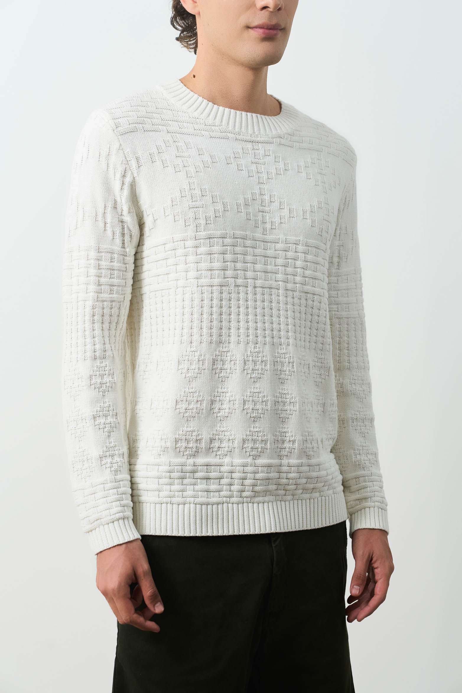 Ayar knit sweater for men regular fit - Image 4
