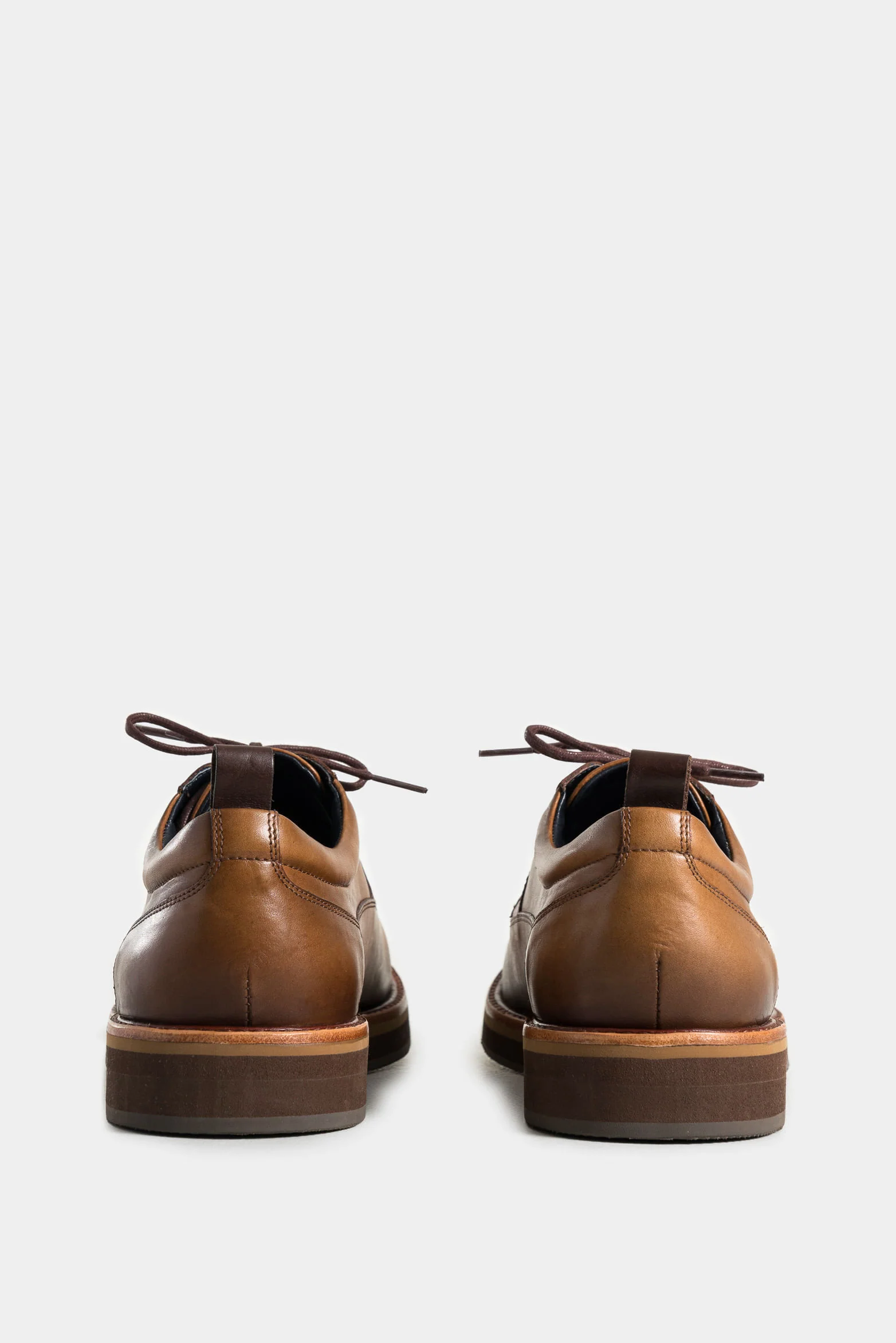 Boreal Páramo antique-effect leather lace-up shoes for men - Image 3