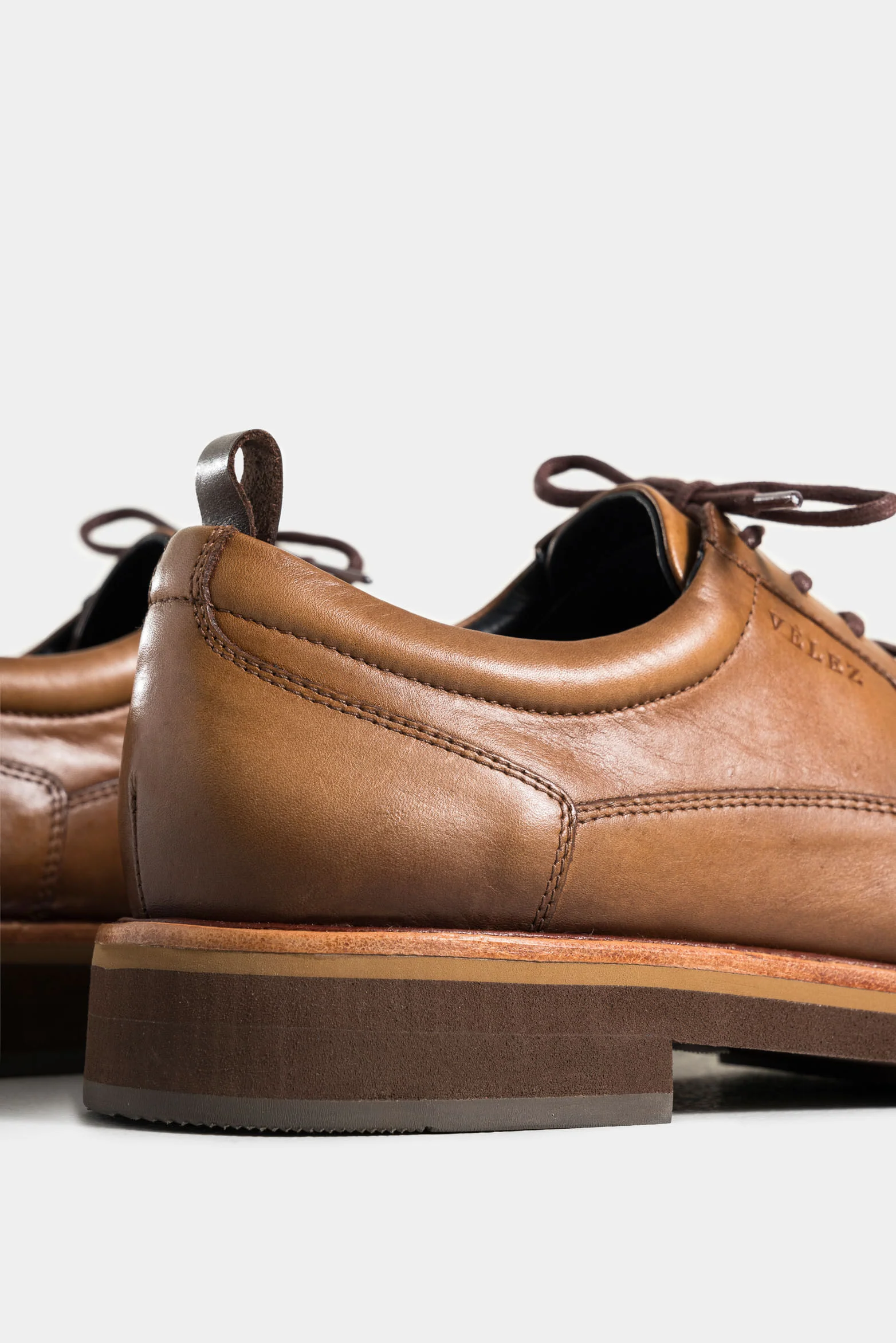 Boreal Páramo antique-effect leather lace-up shoes for men - Image 5