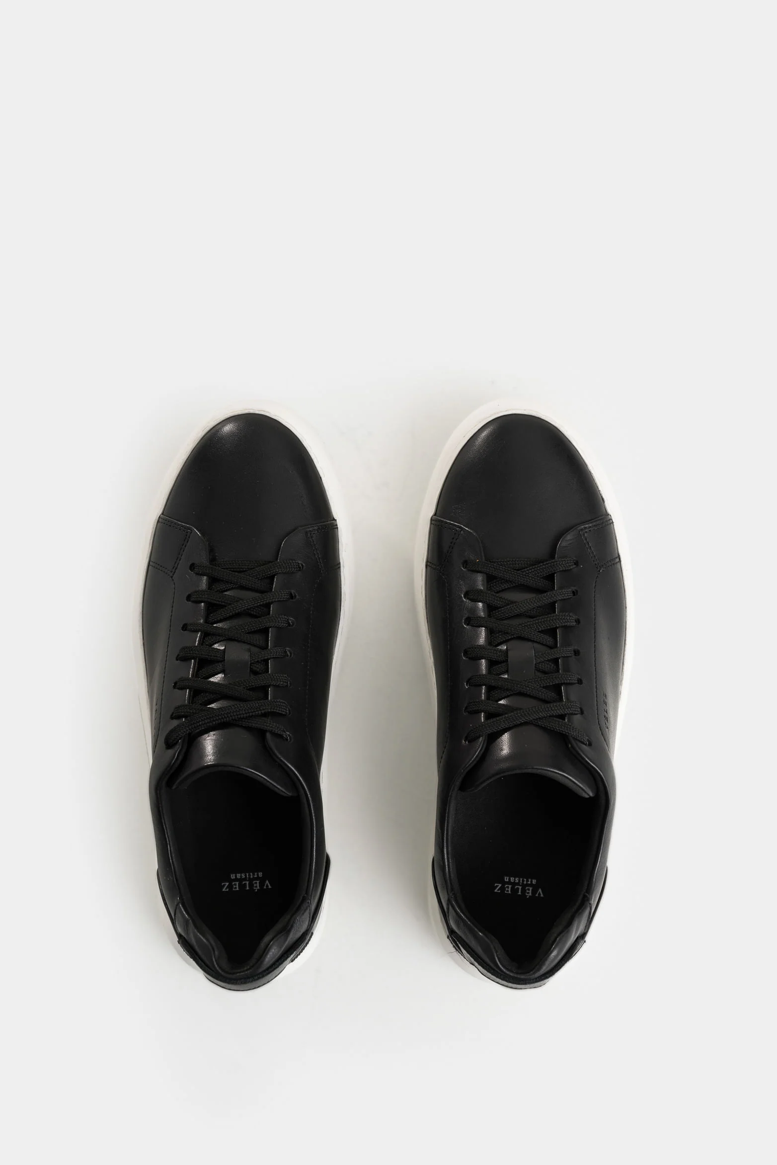 Cabernet Leather Sneakers with Pebbled Finish - Image 4
