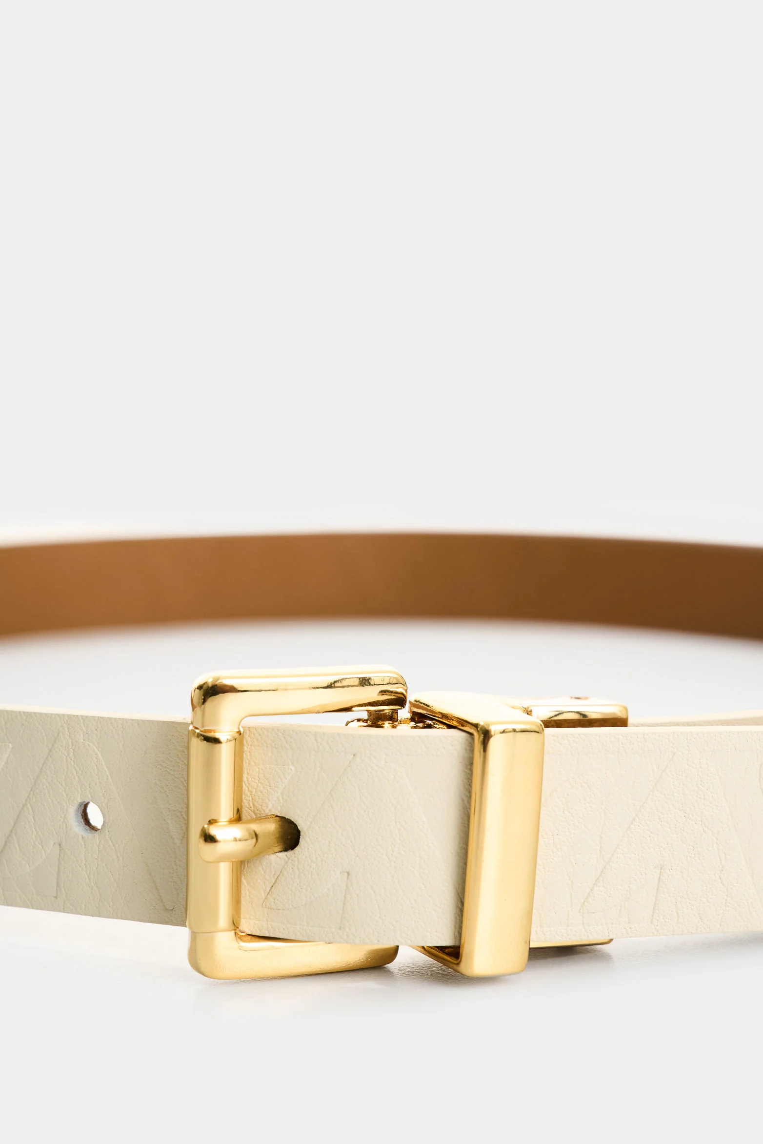 Calix reversible leather belt for women monogram - Image 4