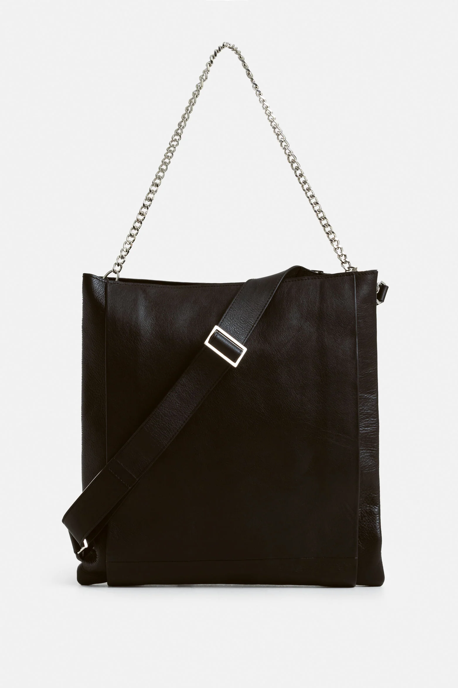 Caltha Leather Shopping Bag for Women with Metal Handle - Image 3
