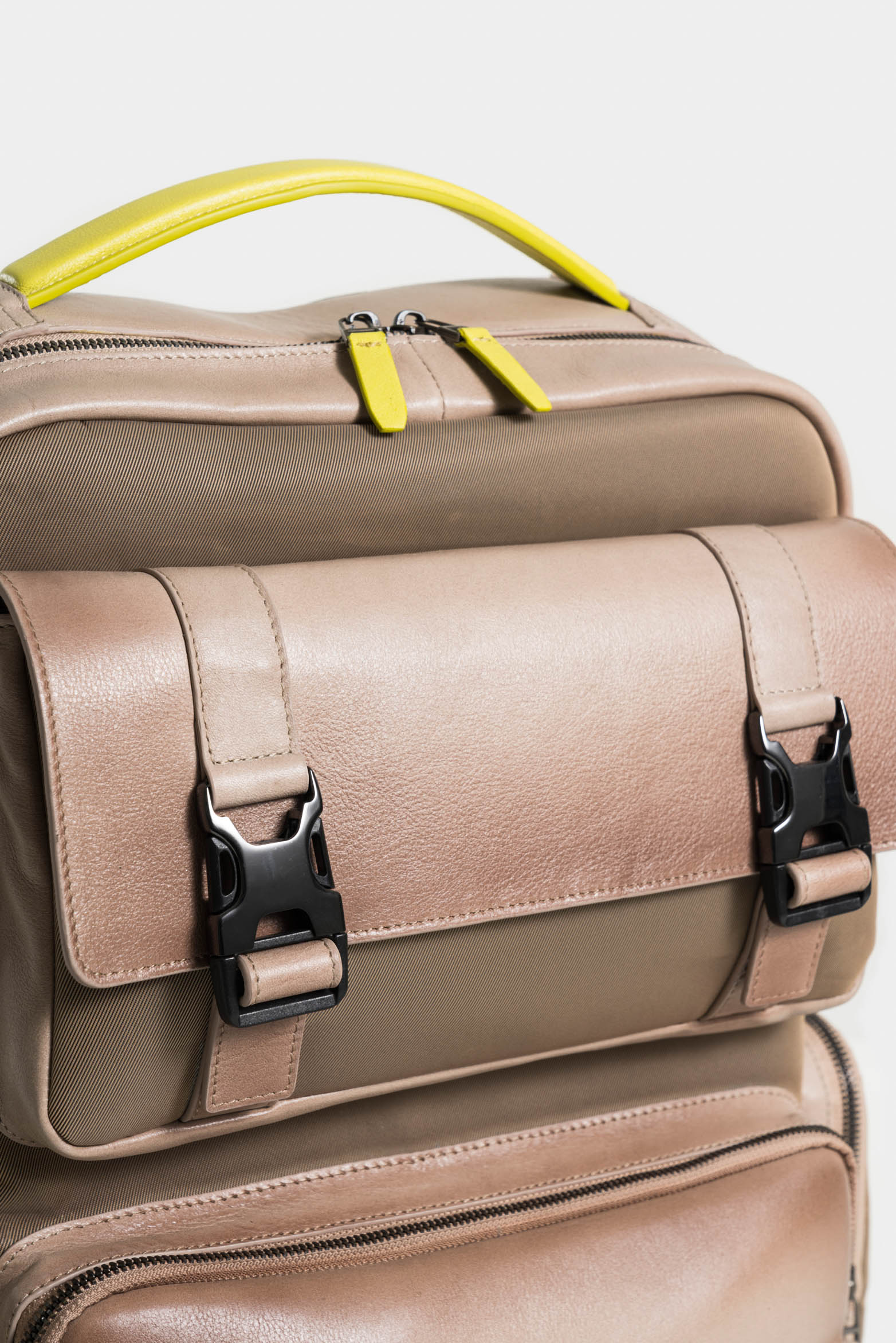 Cassat Leather Backpack with Monogram for Men - Image 4