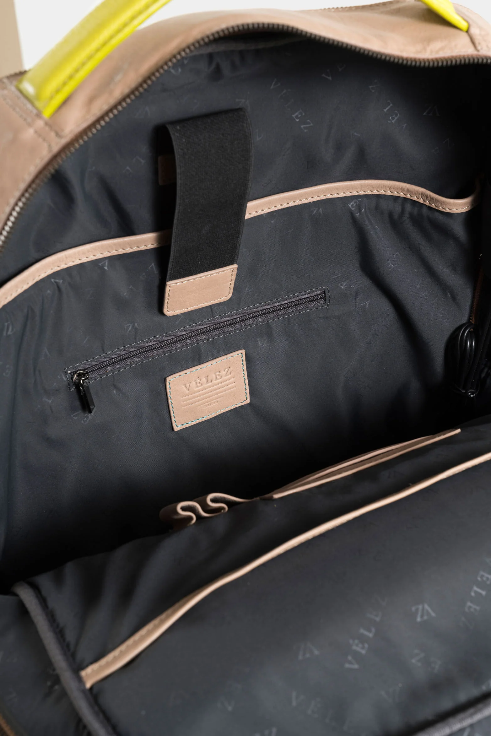 Cassat Leather Backpack with Monogram for Men - Image 5