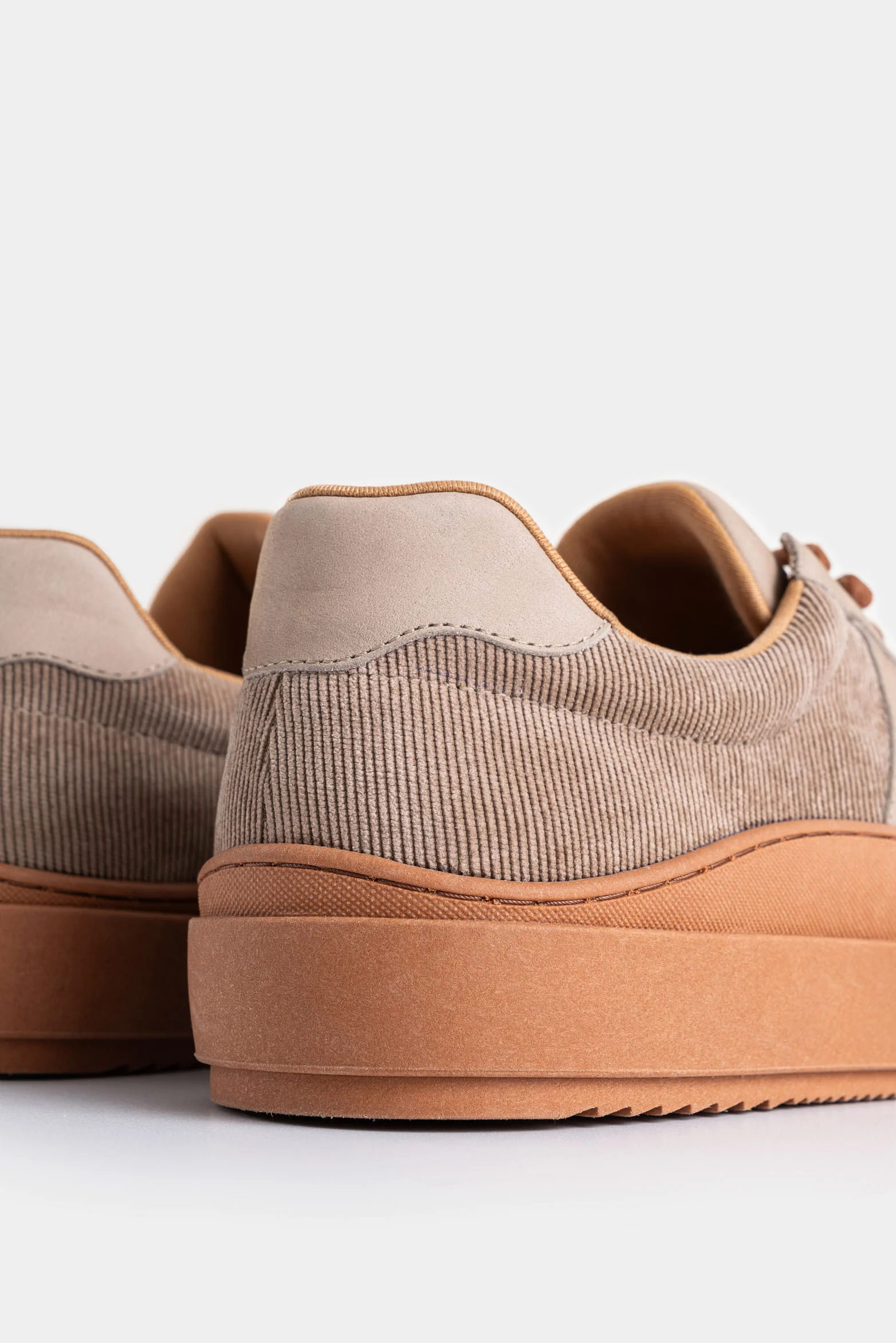 Clima Corduroy and Leather Sneakers for Men Contrast - Image 5