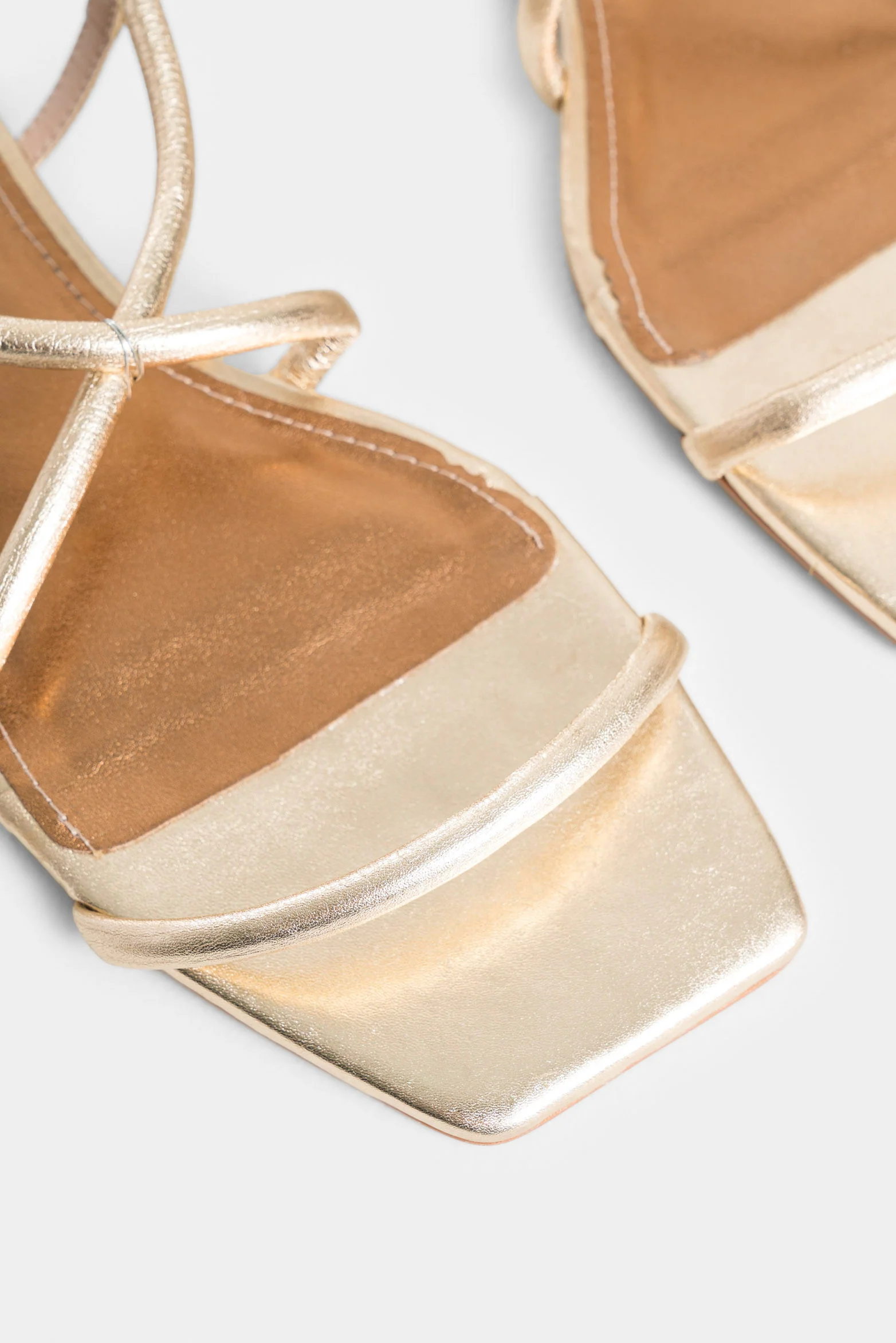 Dawn Flat Leather Sandals for Women with Ankle Tie - Image 5