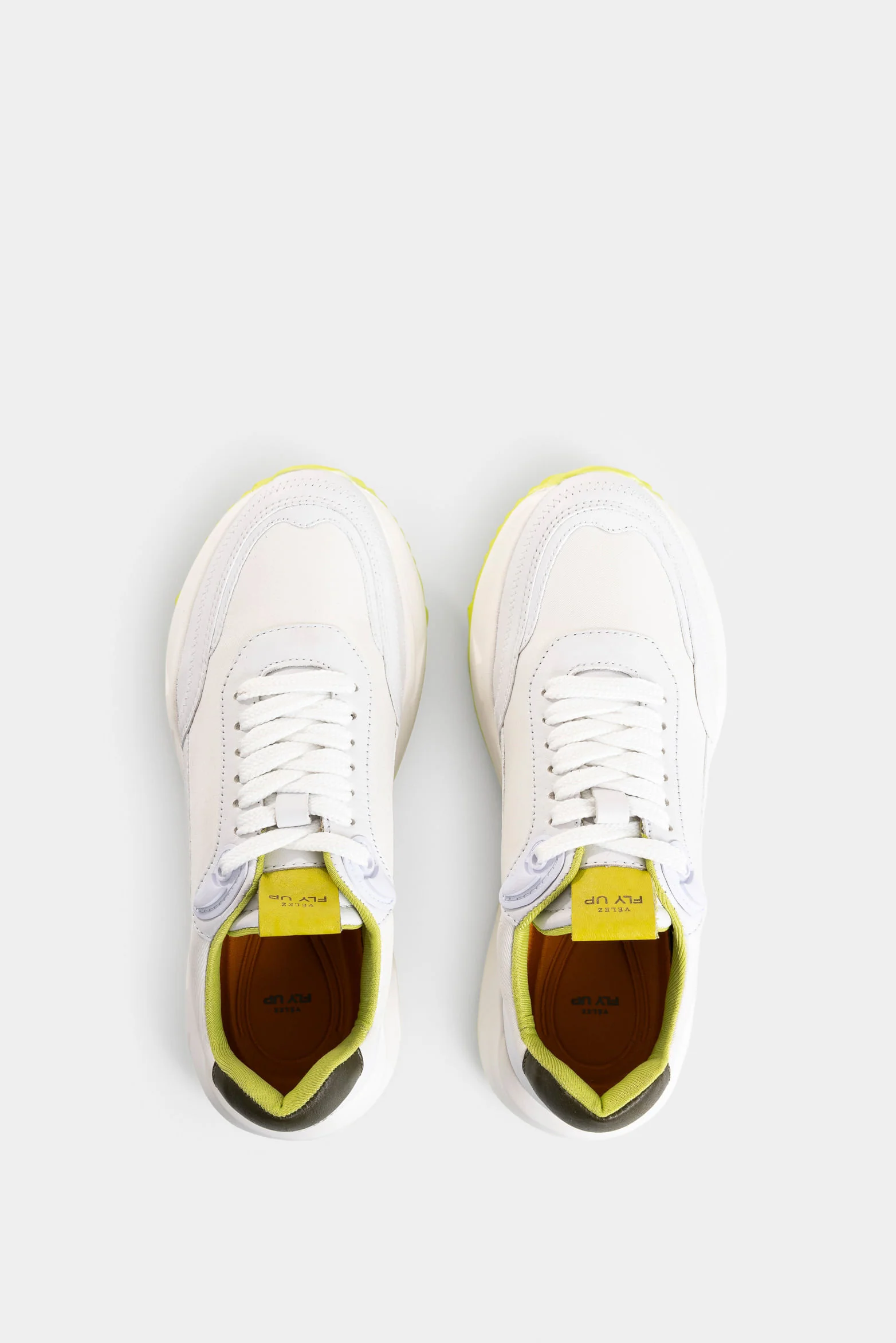 Dinora Canvas Tennis Shoes with Leather Contrast for Women - Image 4