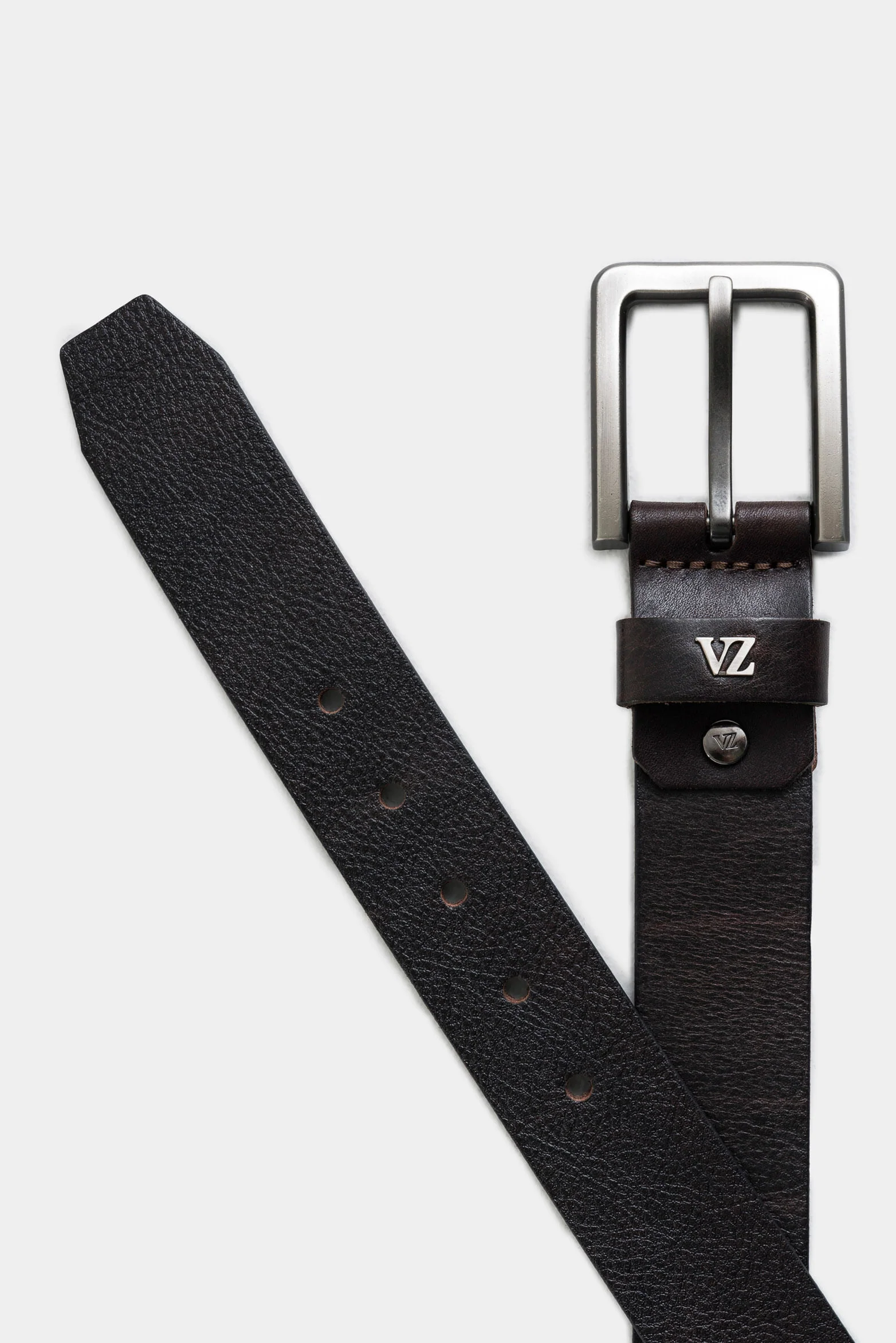 Duna 2 SingleFace Leather Belt for Men with Trapezoid Tip - Image 3
