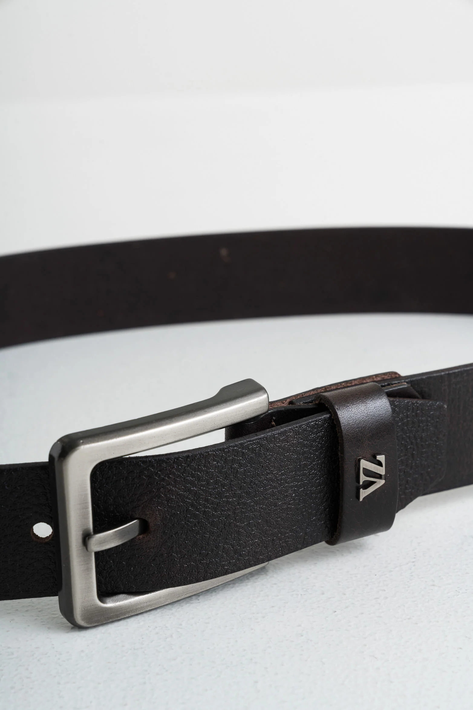 Duna 2 SingleFace Leather Belt for Men with Trapezoid Tip - Image 4