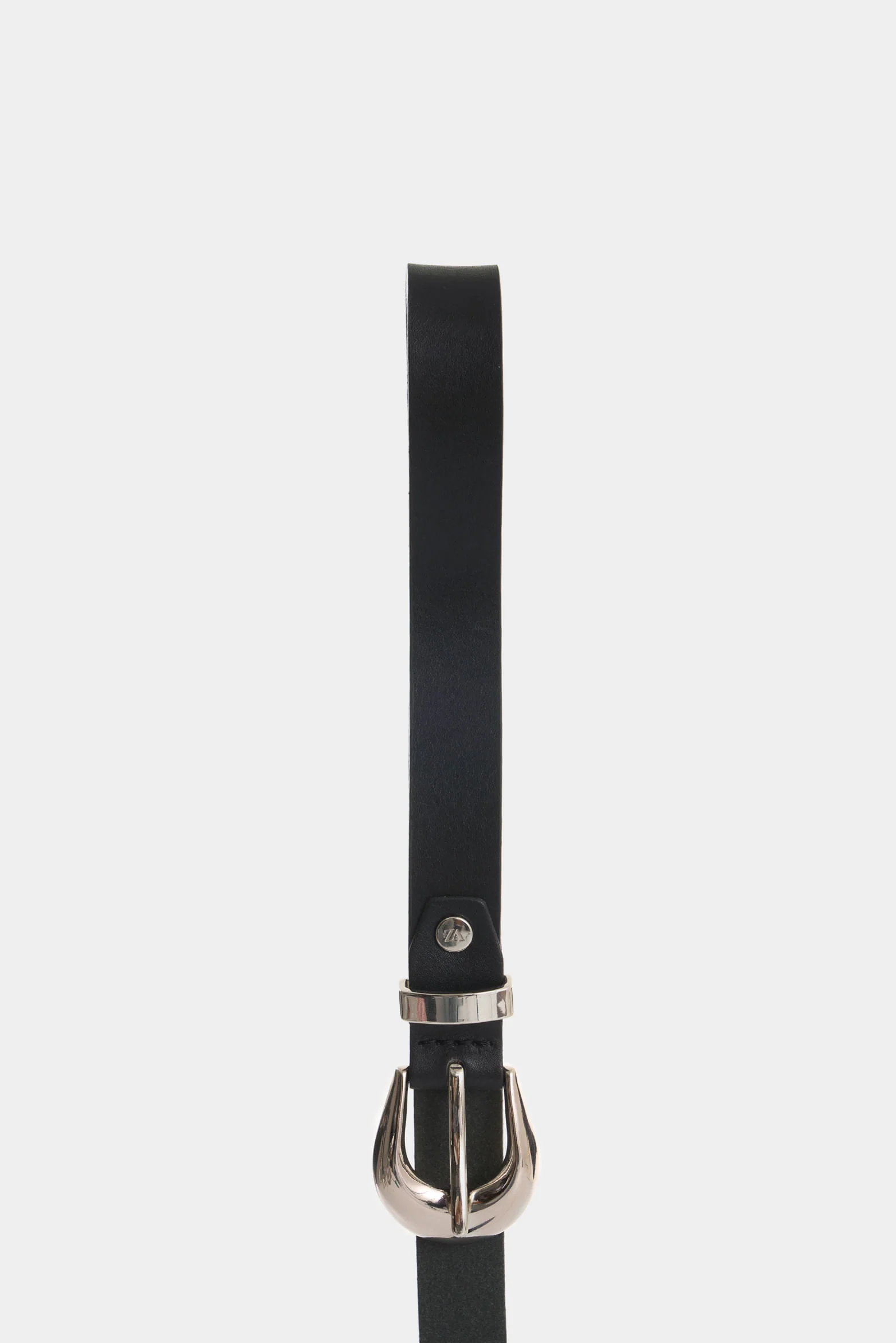 Embossed leather belt - Image 2