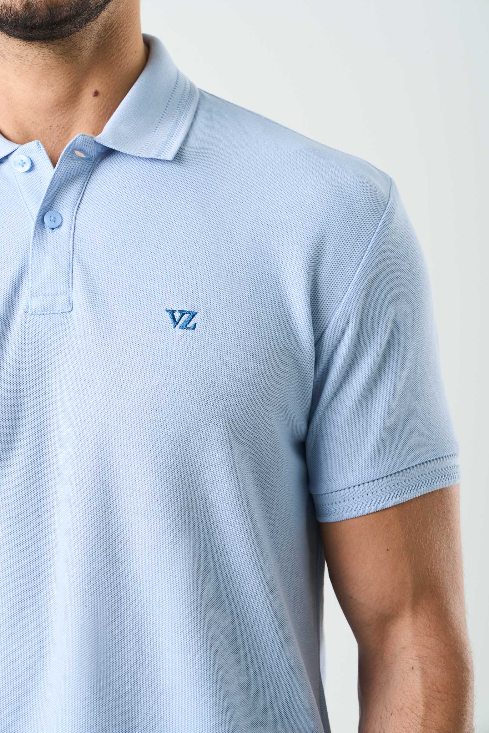 Essential Textured Short Sleeve Polo for Men - Image 6