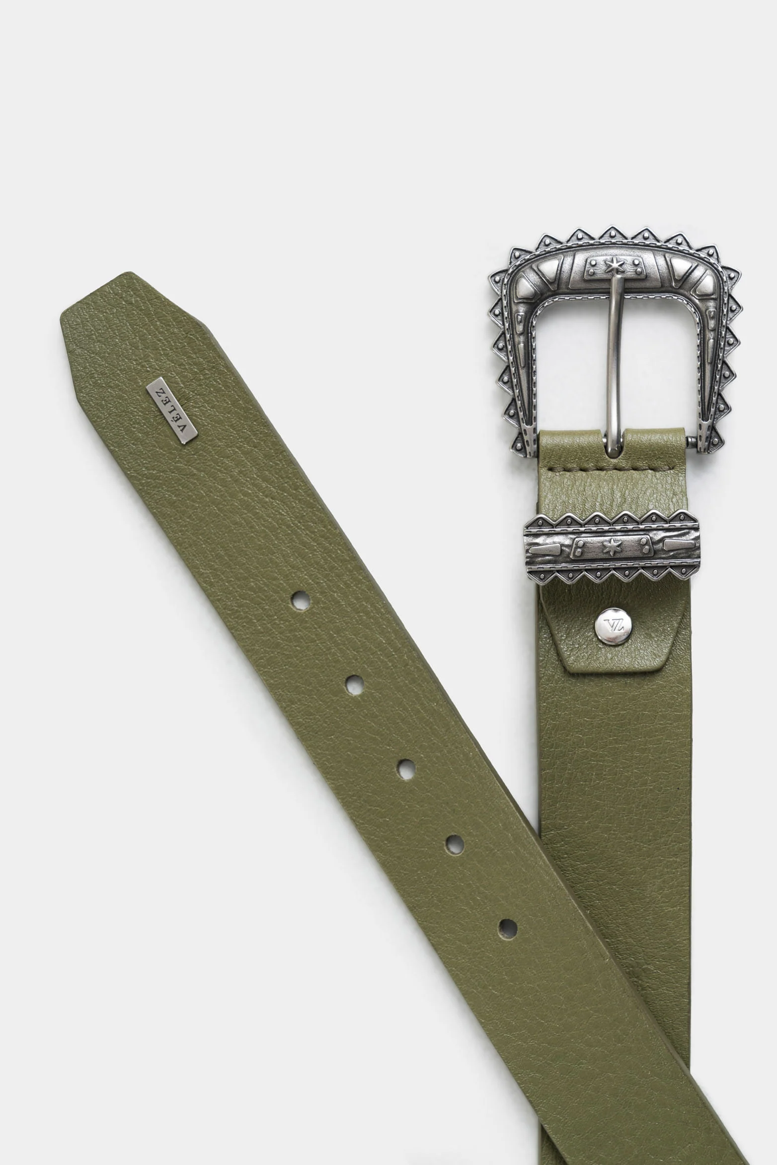 Folia Leather Boho-Inspired Belt for Women - Image 3