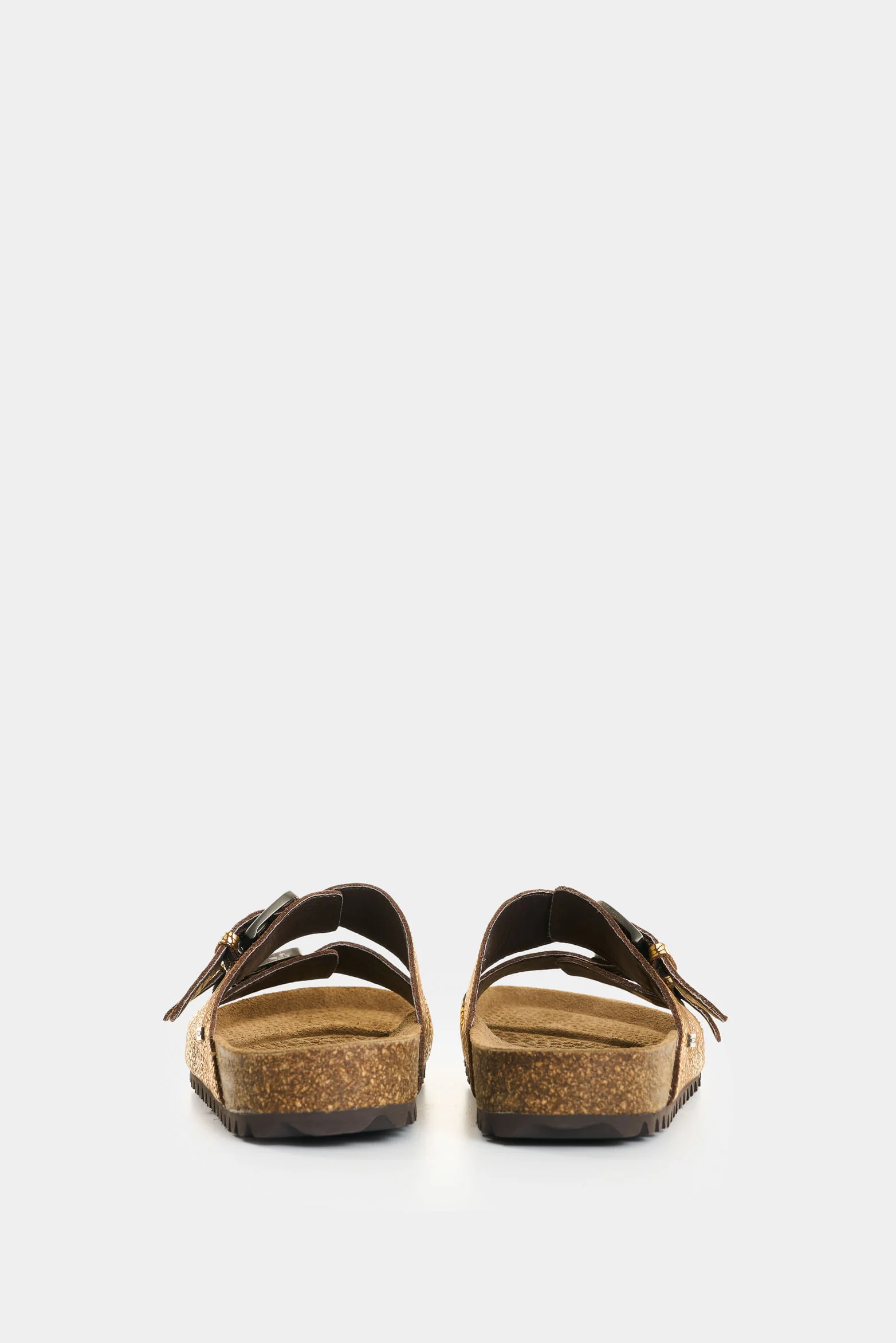 Folia Leather Flat Sandals for Women Misti - Image 3