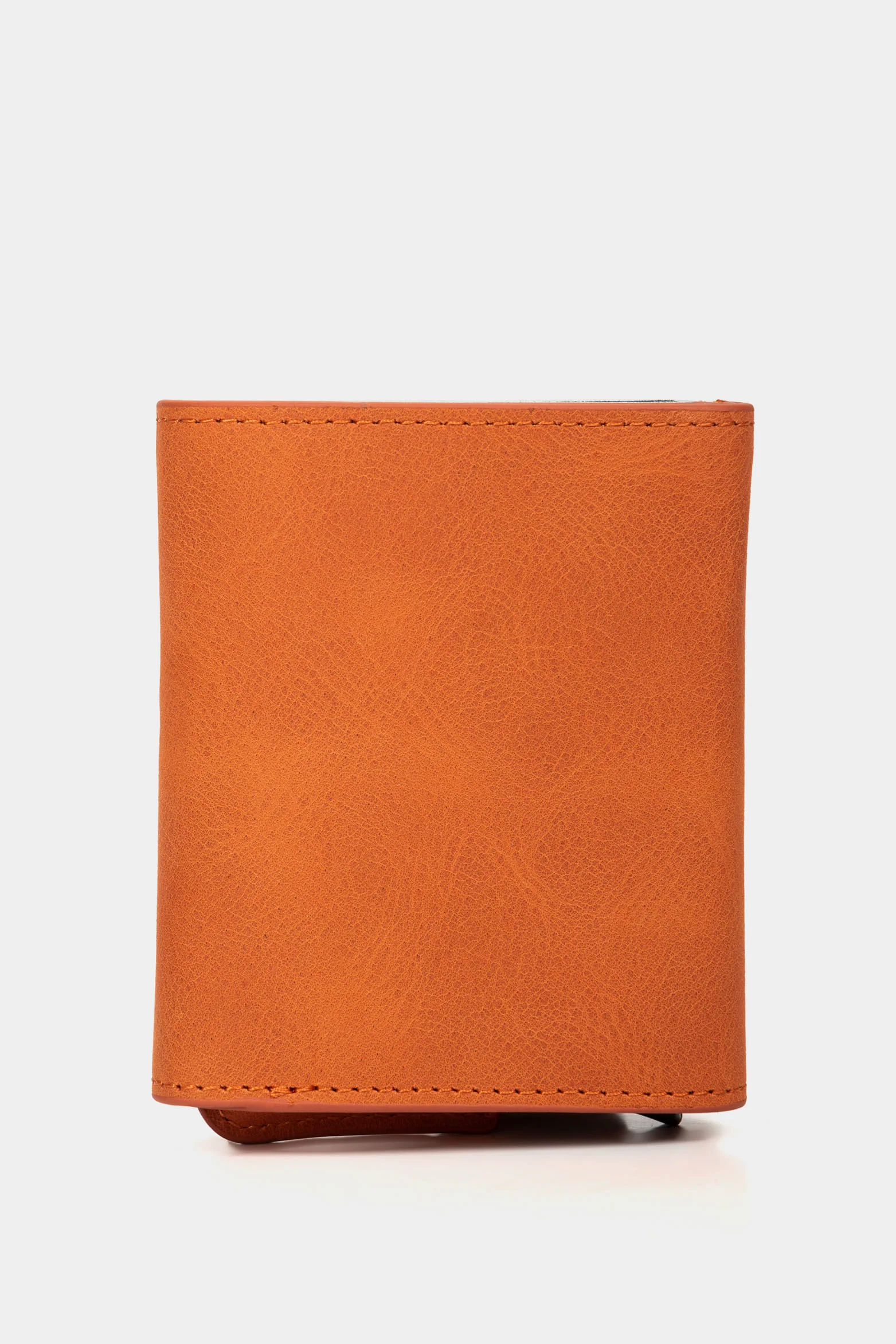 Garry Tech Leather Card Holder in Orange - Image 3