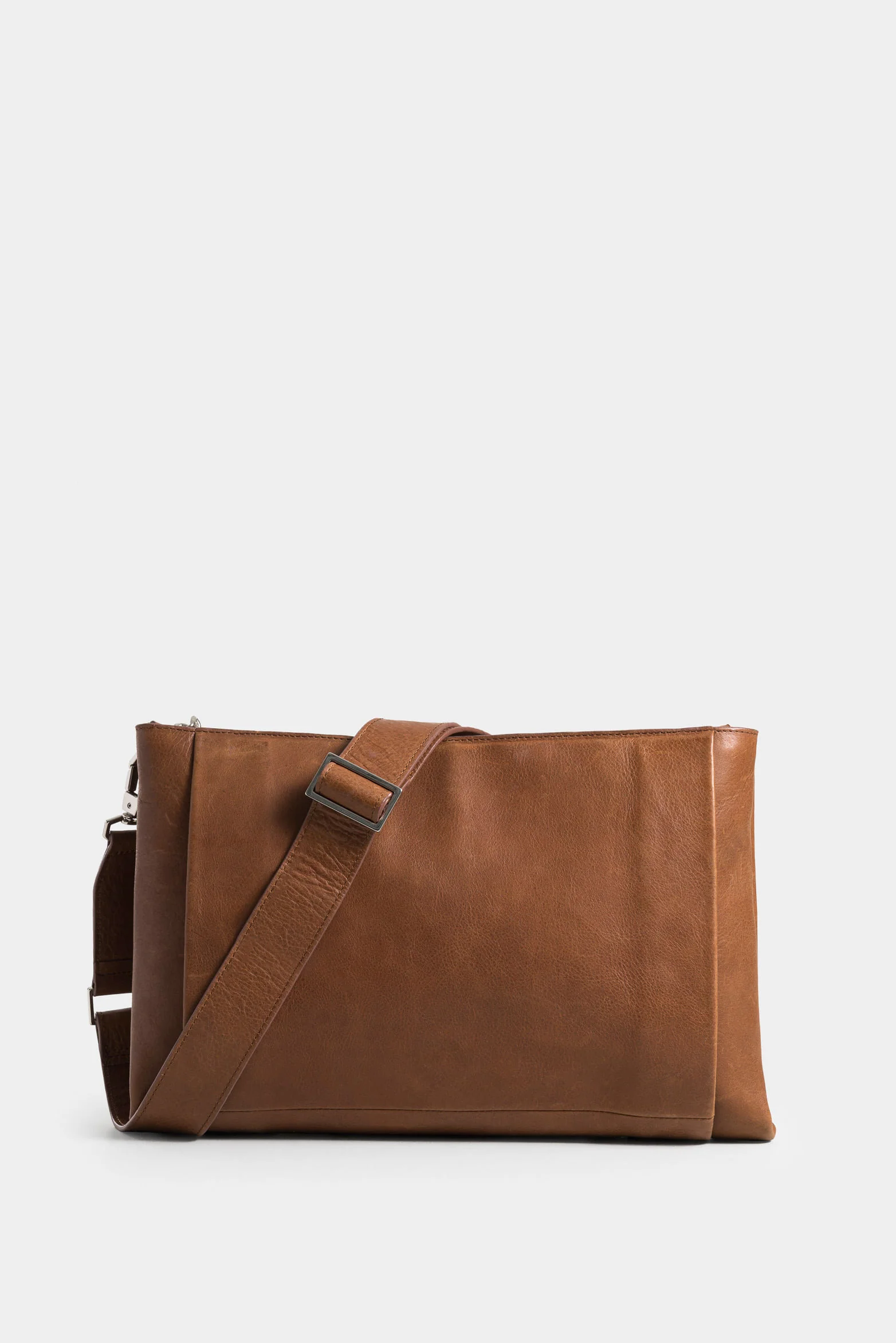Glyceryl Leather Shopping Bag for Women with Chain Detail - Image 3