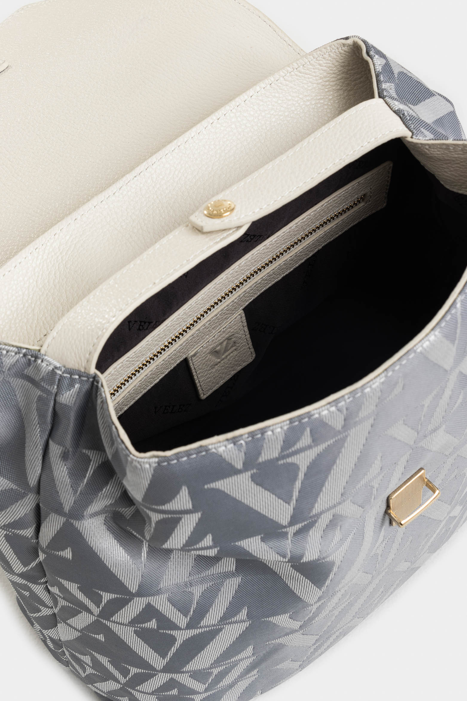 Goji Leather and Canvas Backpack for Women, Monogram - Image 5