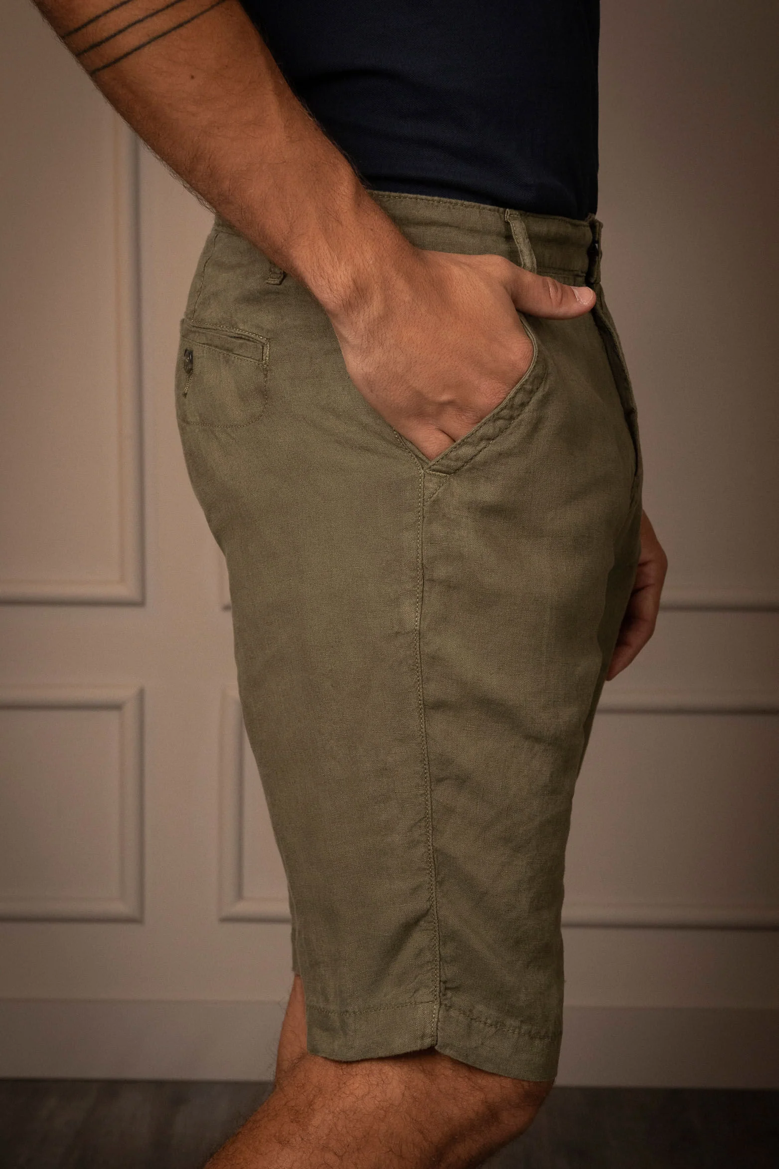 Green Bermuda Shorts - Image 4