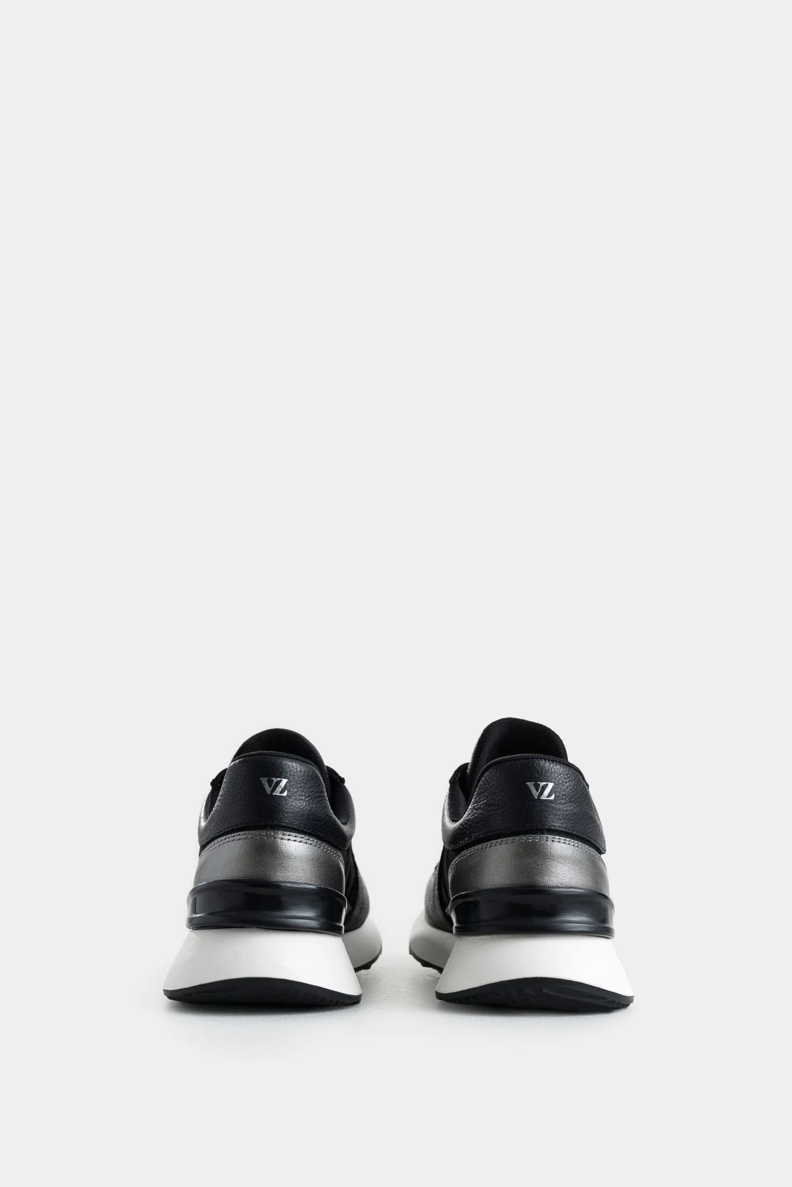 Hyacinth Leather and Canvas Sneakers for Women with Monogram - Image 3