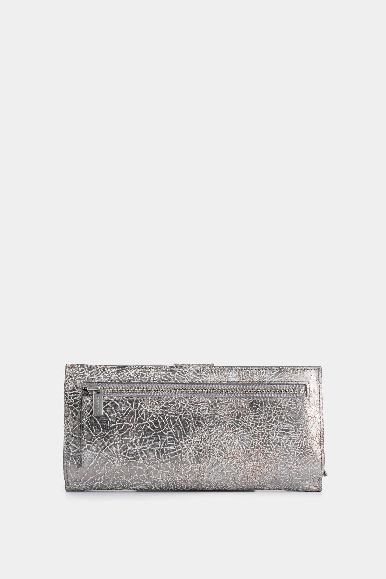 Ibiza Folia Leather Checkbook Holder for Women with Removable Chain - Image 3