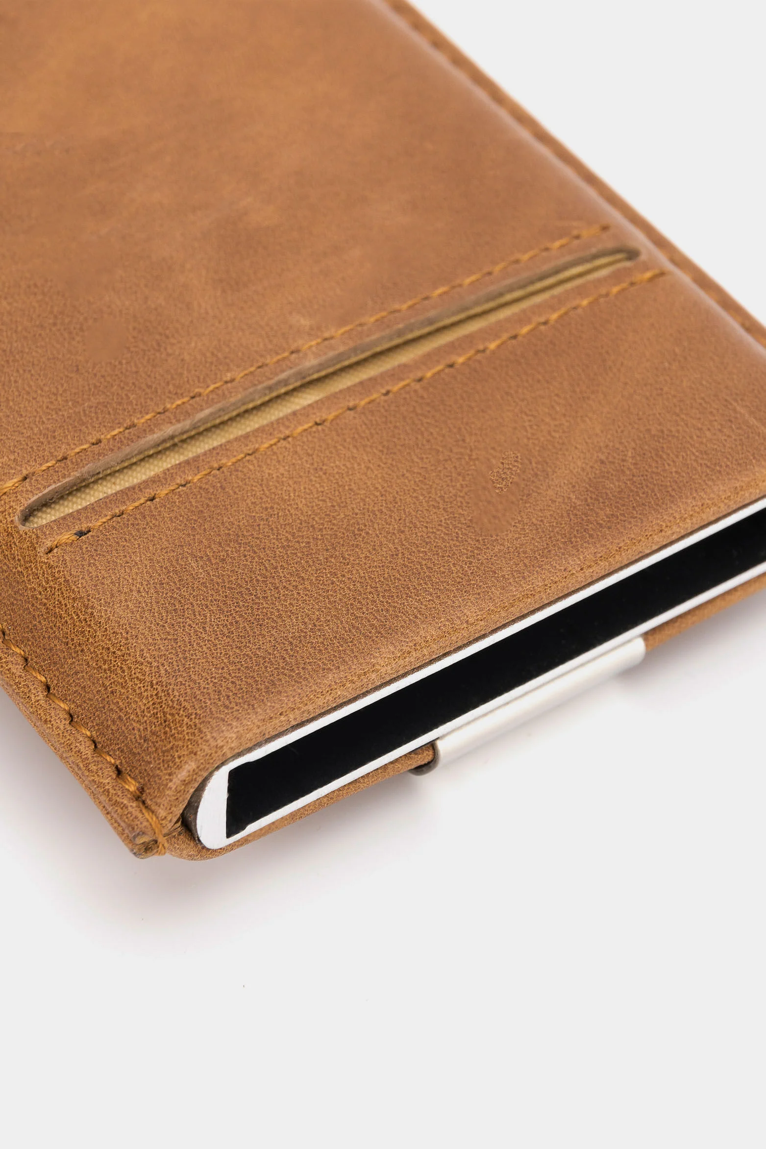 Leather Miniwallet Document Holder - Image 4