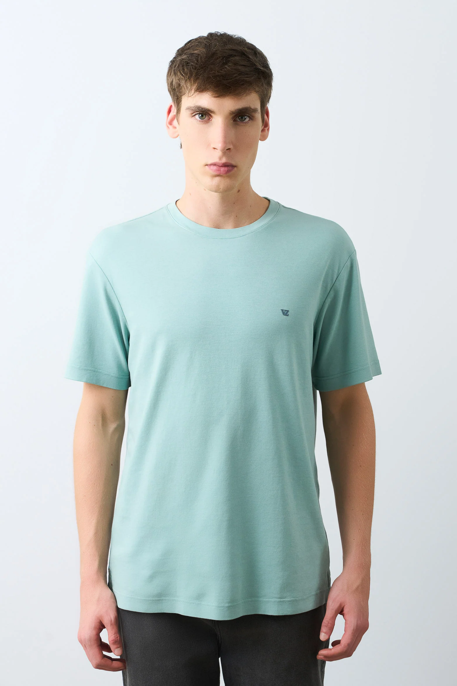 Lerici short-sleeve T-shirt for men semi-fitted - Image 4