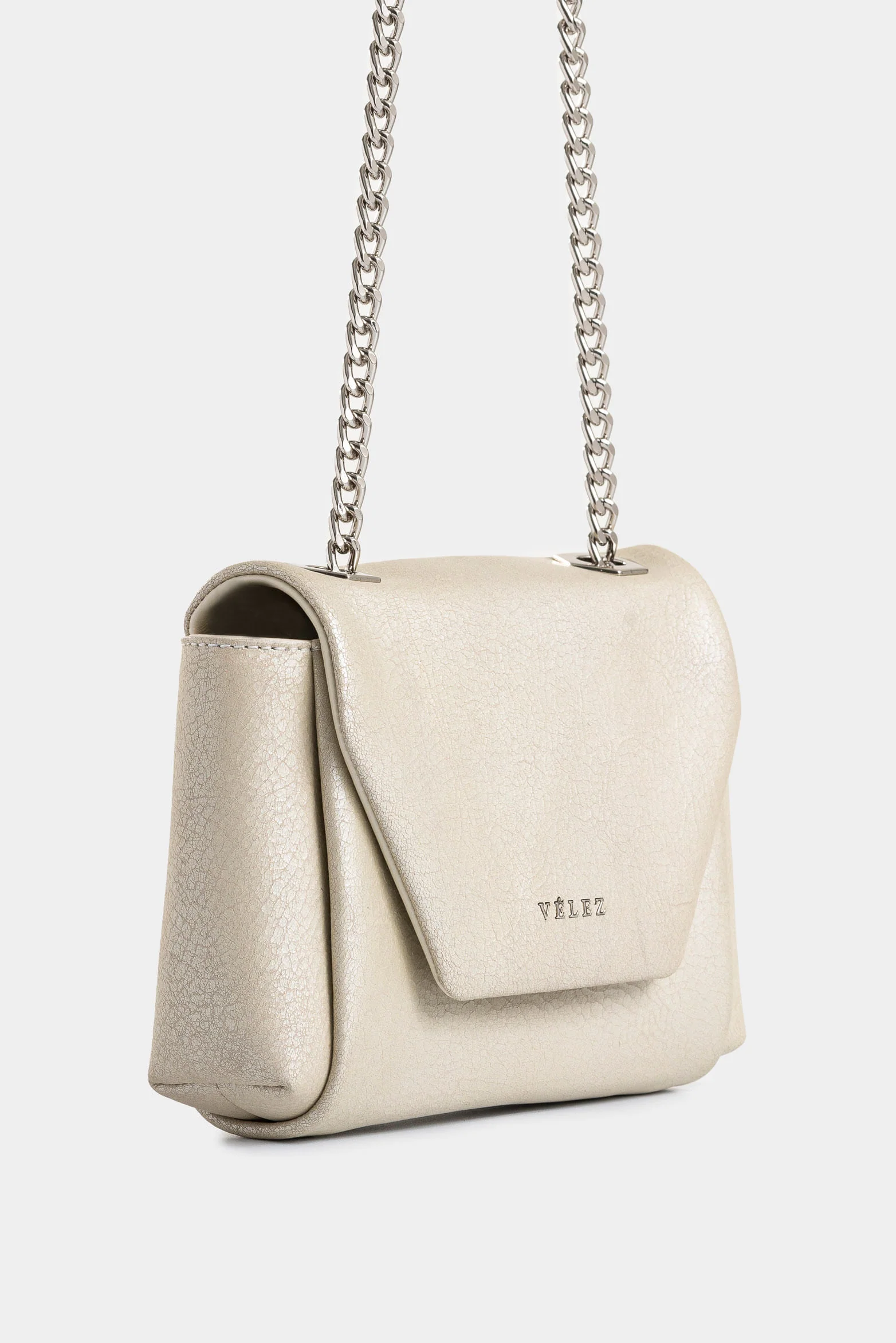 Lili Pearlized Leather Crossbody Bag for Women - Image 3