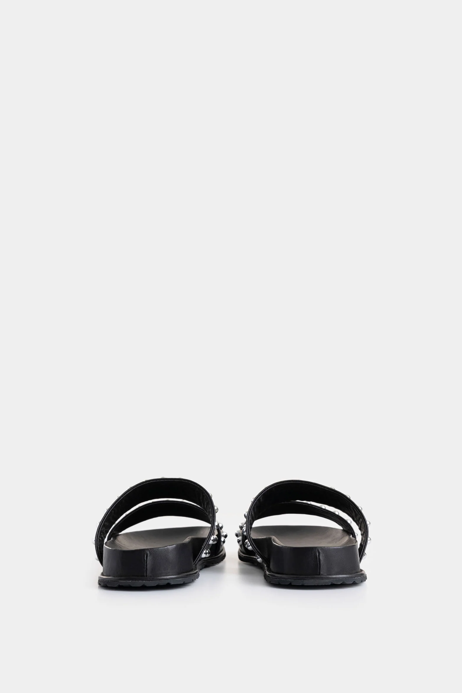 Lisboa Flat Leather Sandals for Women with Studs - Image 3