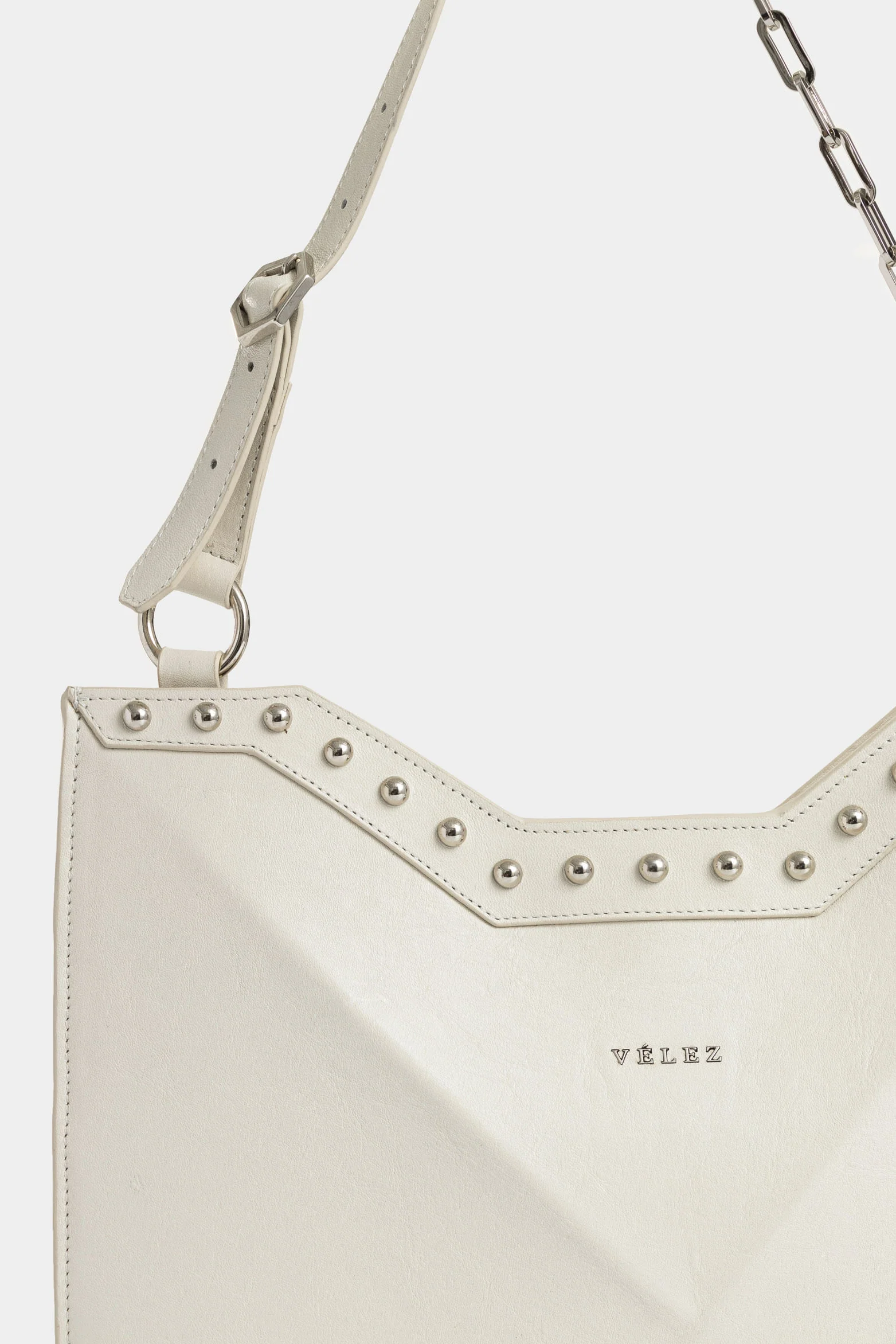 Magena Mini Leather Shopping Bag for Women with Hexagonal Structure - Image 4