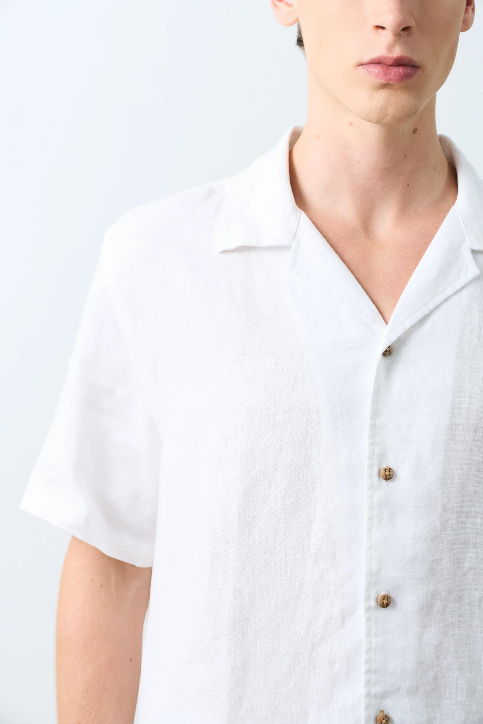 Málaga short-sleeve linen shirt for men - Image 5