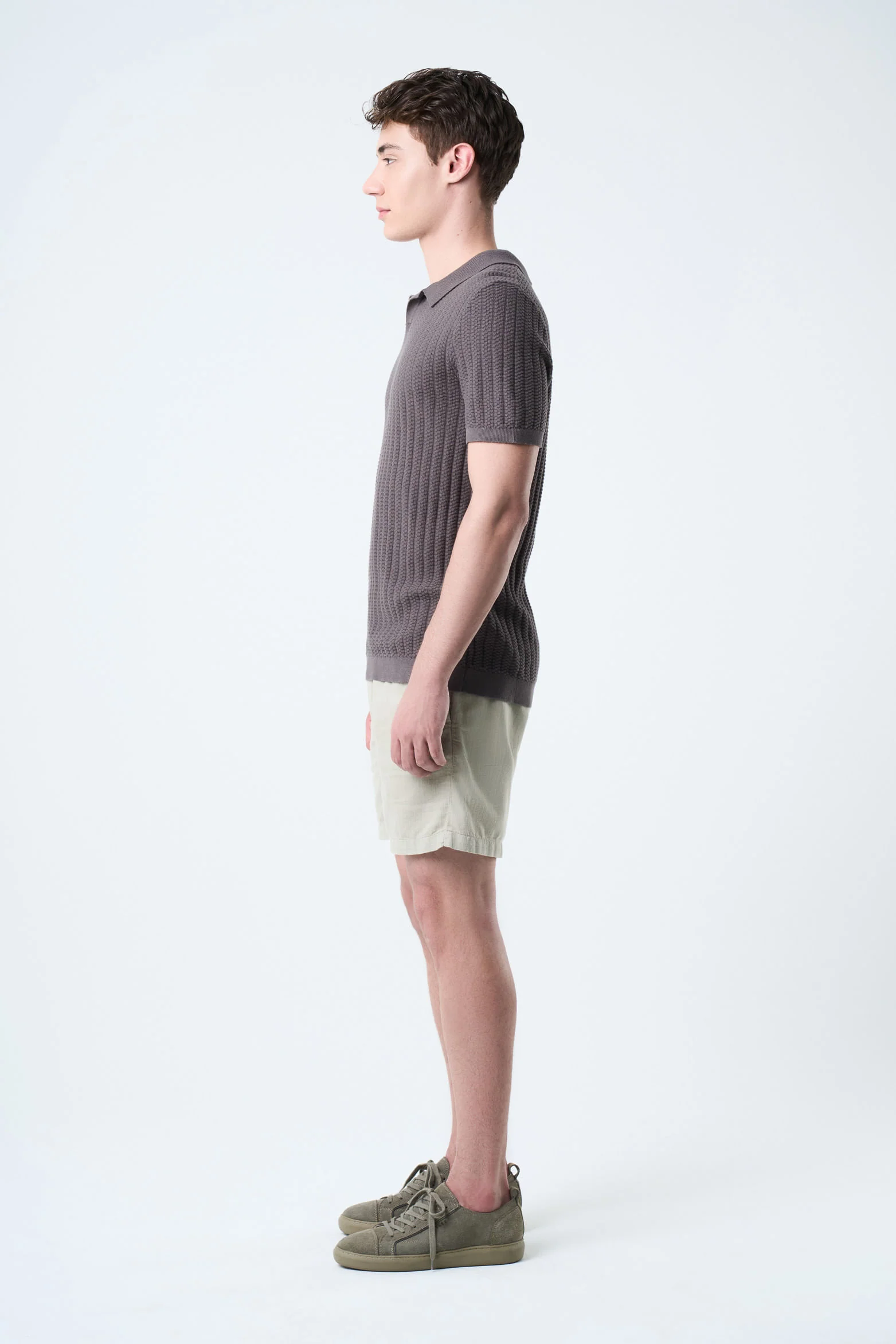 Marfil Linen Bermuda Shorts Wide Silhouette - Image 2