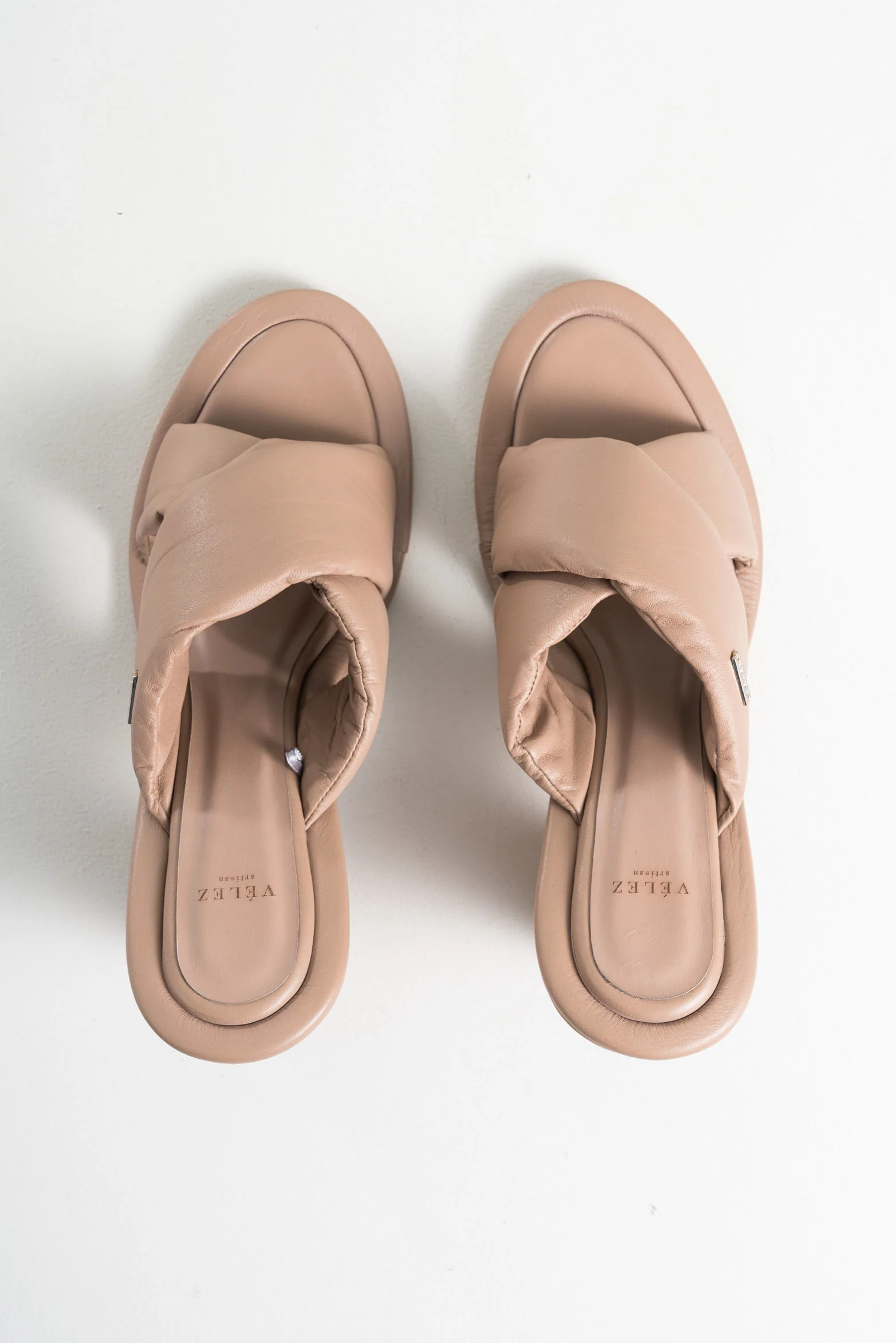 Mawi Leather Heeled Sandals for Women with Rounded Straps - Image 4