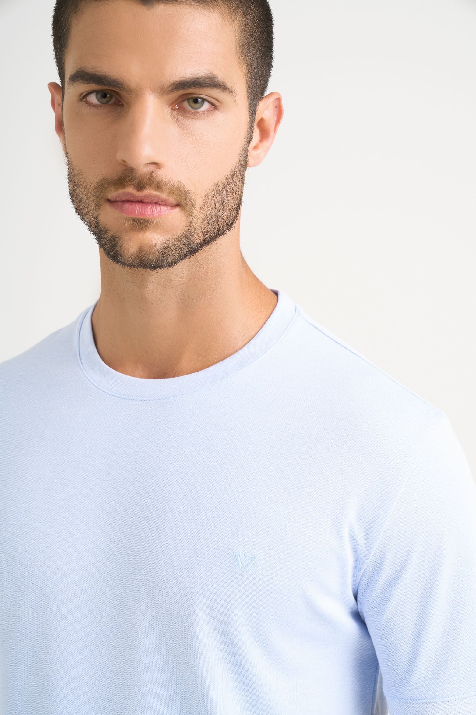 Men’s Arizona Micro Pima T-Shirt  Semi-Fitted - Image 3
