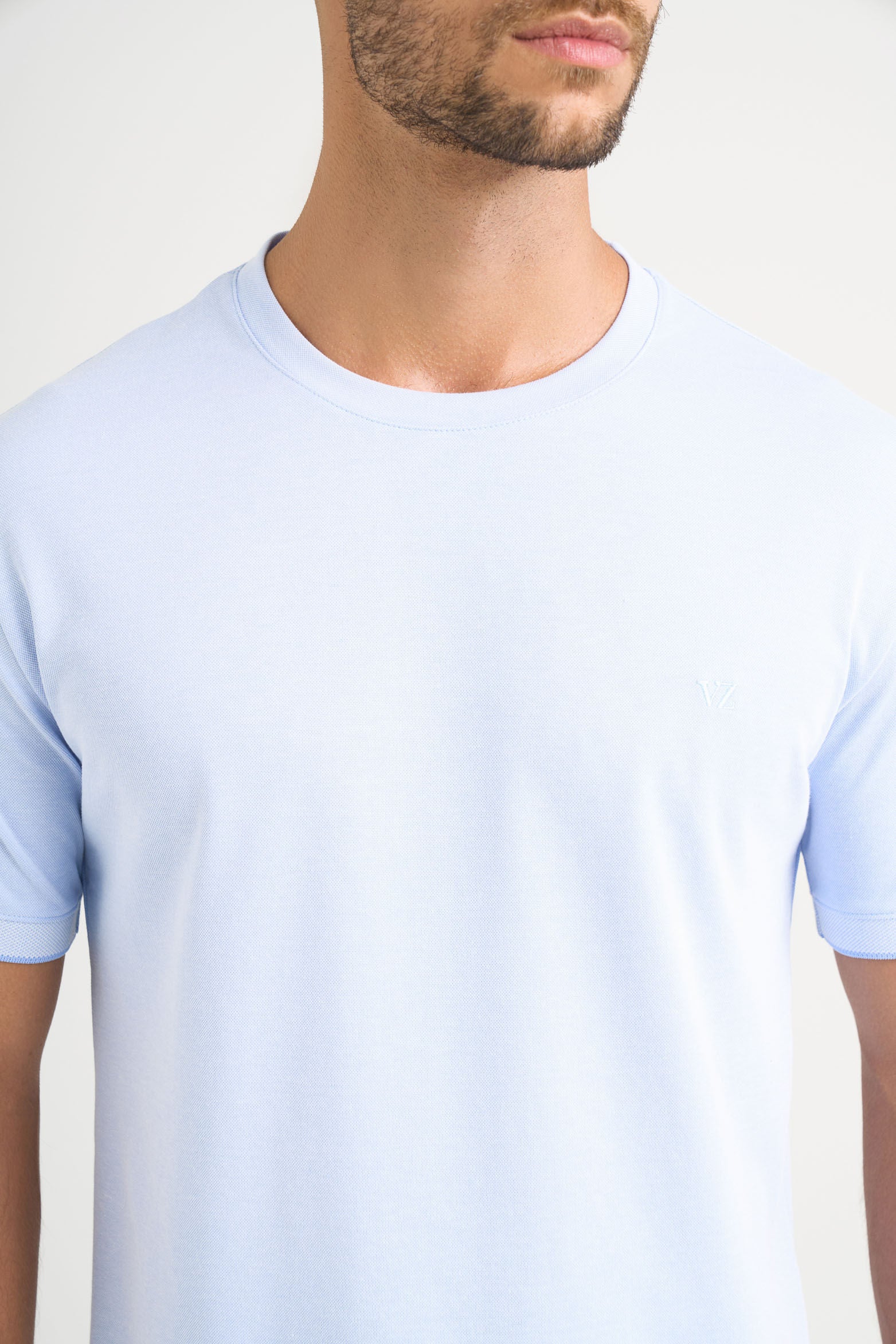 Men’s Arizona Micro Pima T-Shirt  Semi-Fitted - Image 5
