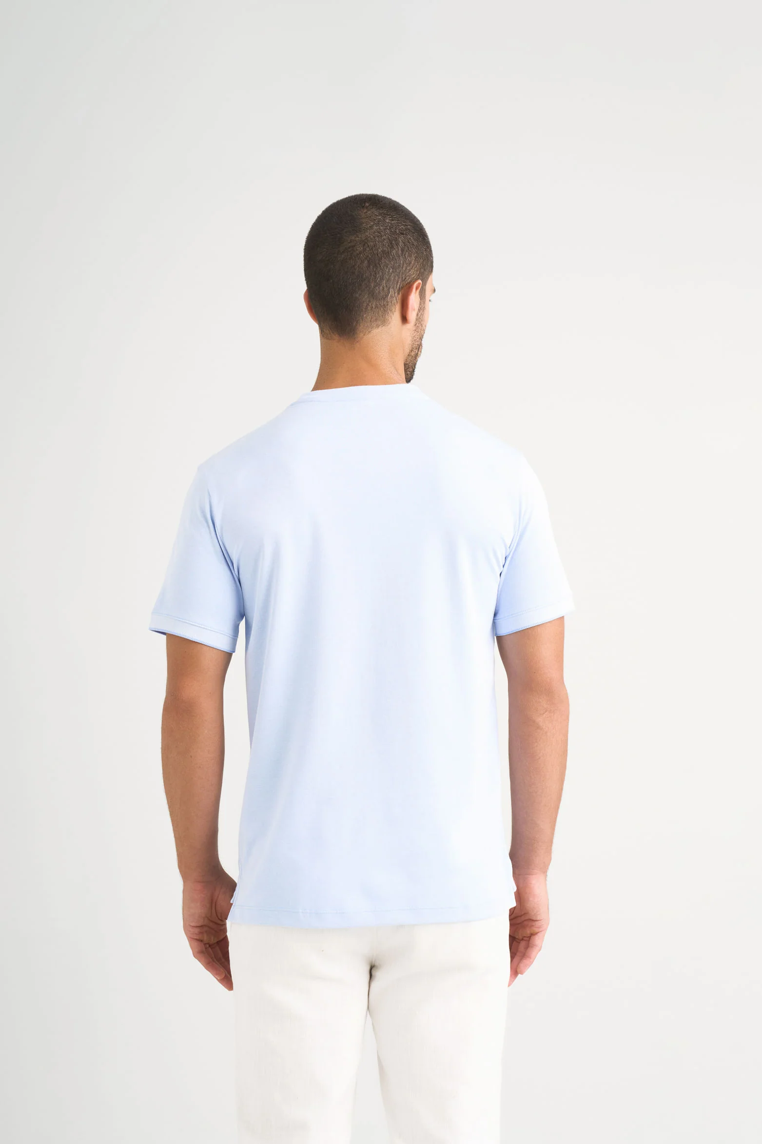 Men’s Arizona Micro Pima T-Shirt  Semi-Fitted - Image 6