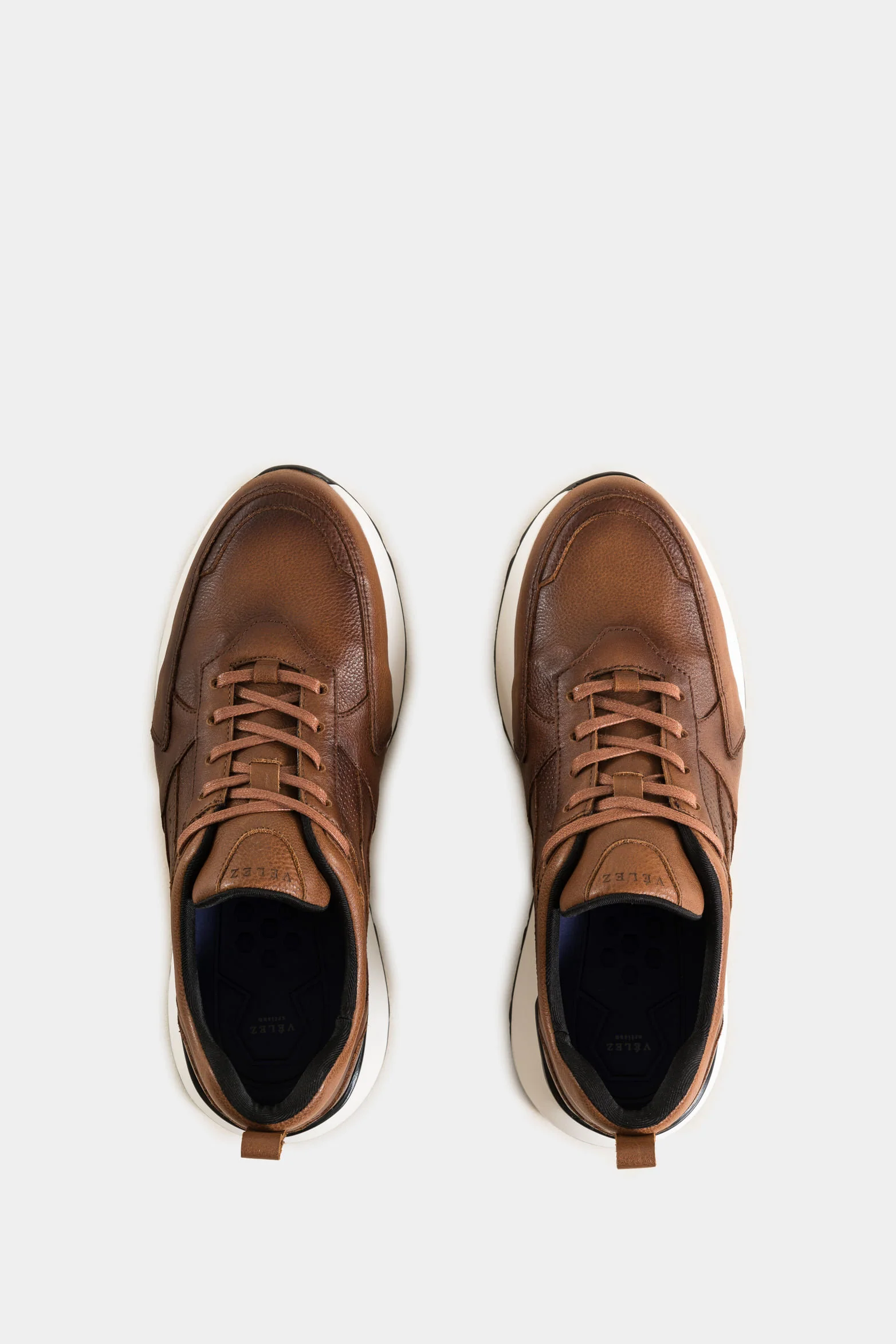 Men’s Galis 3 Smooth Leather Sneakers Waxed Laces - Image 4