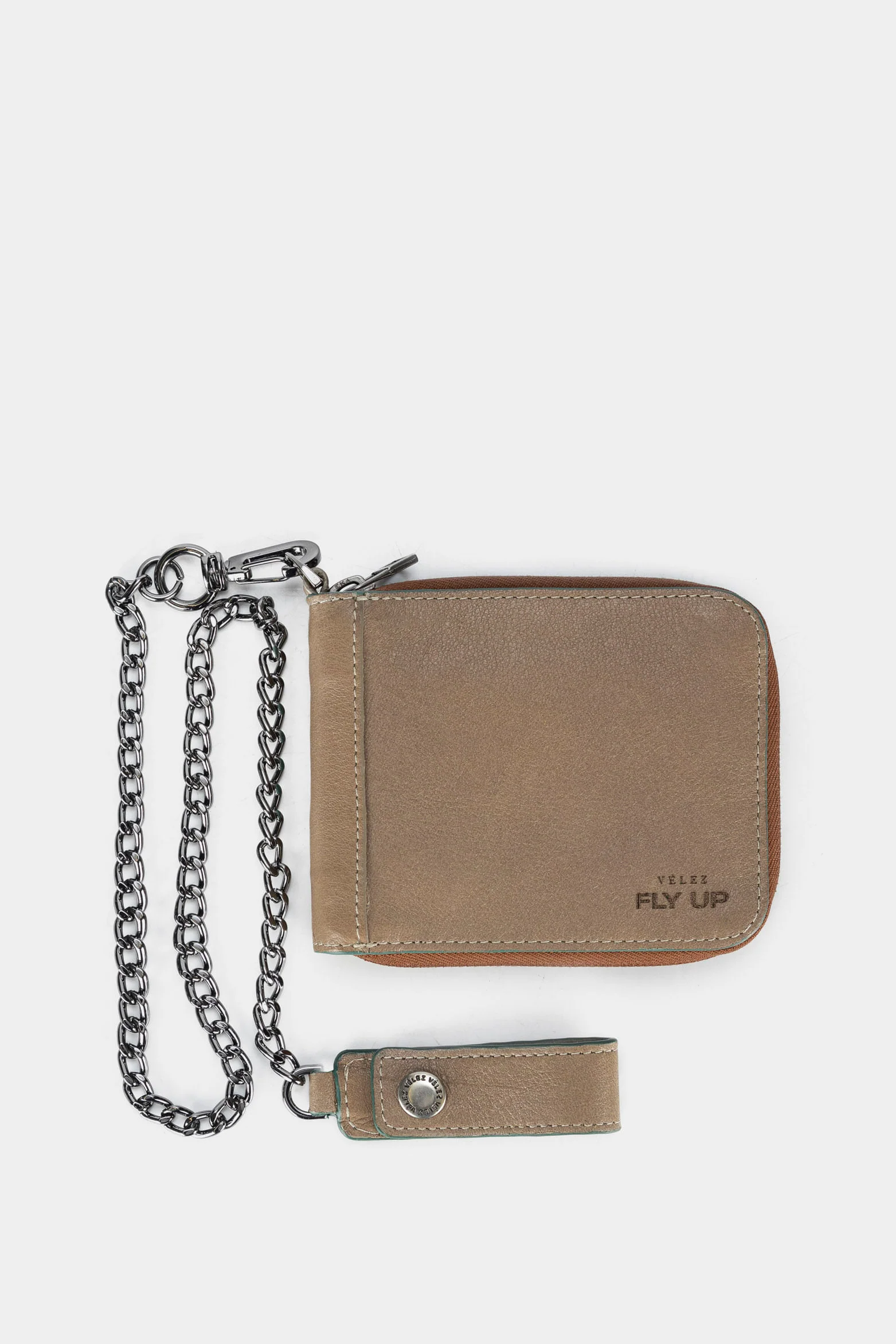 Men’s Lebrunt Leather Wallet with Removable Chain and Carabiner - Image 7