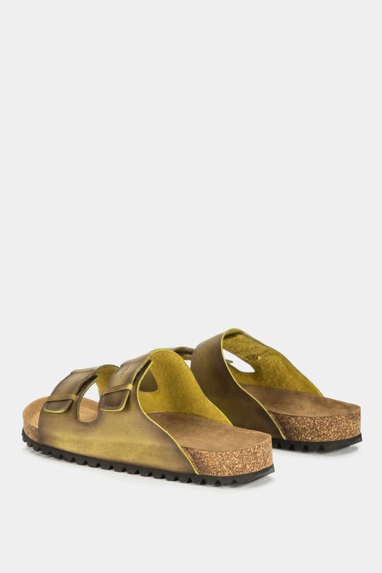 Men’s Lugano Sandals in Smooth Leather with Ergonomic Insole - Image 3