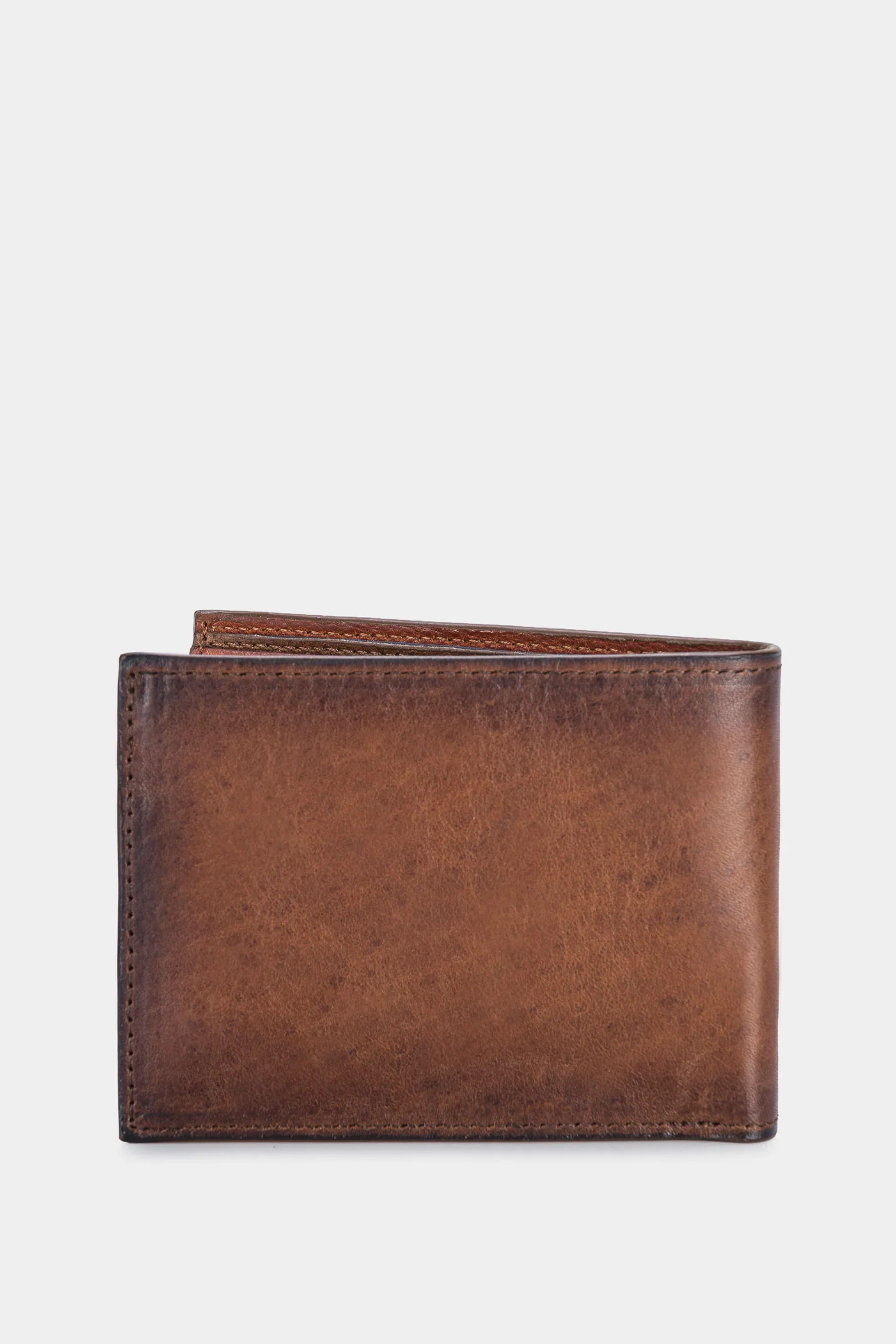 Men’s Onyx Leather Multi-Compartment Wallet - Image 3
