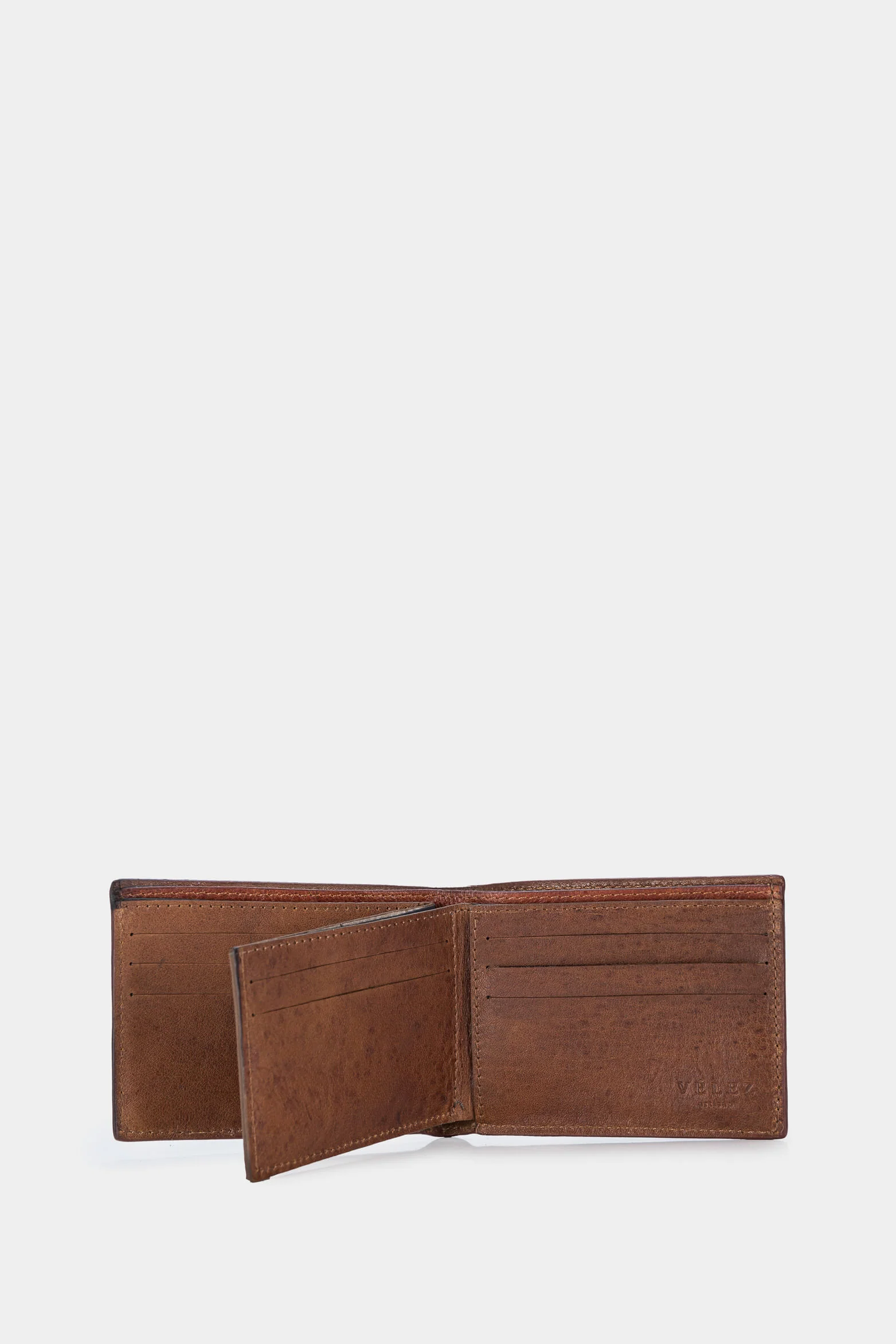 Men’s Onyx Leather Multi-Compartment Wallet - Image 2