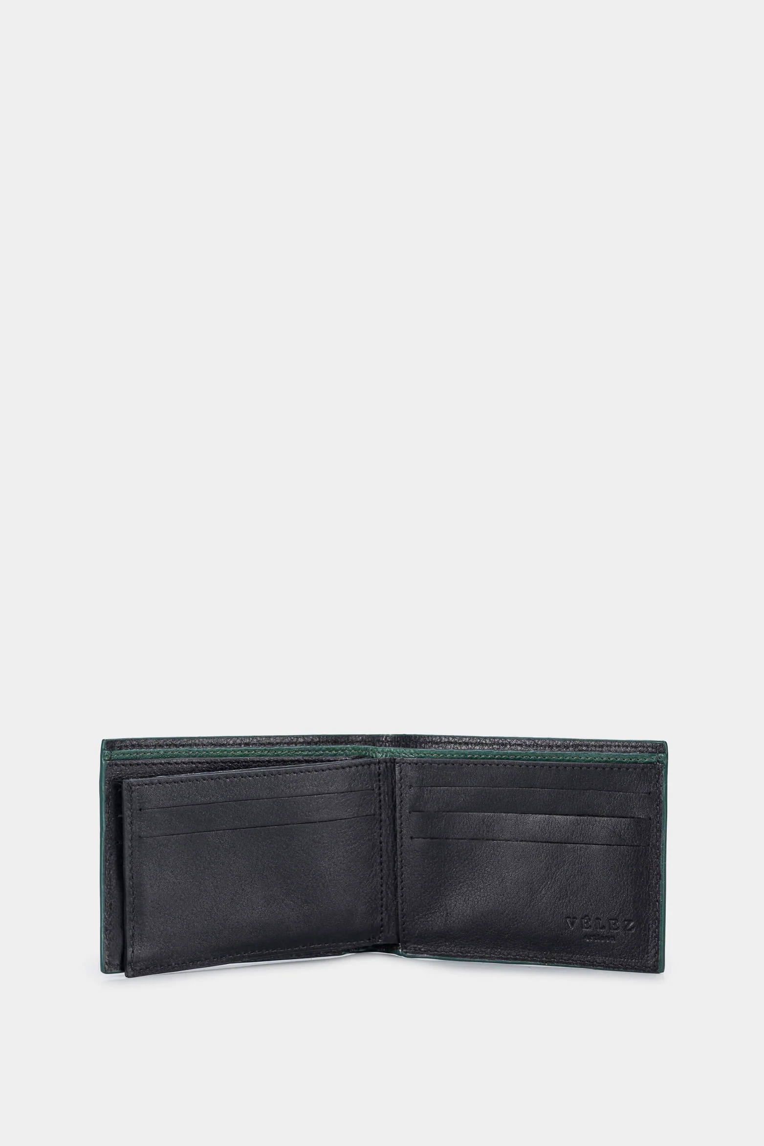 Men’s Onyx Leather Multi-Compartment Wallet - Image 2