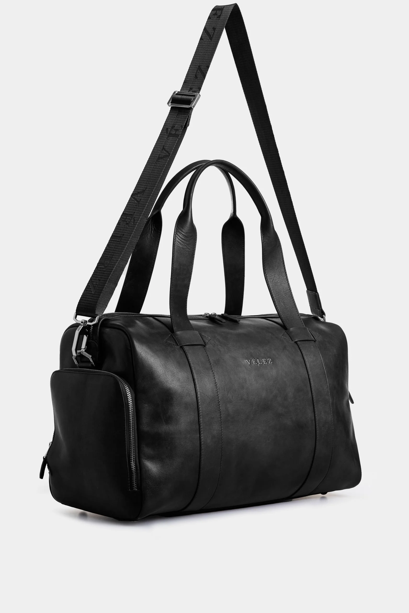 Men’s Satchel bag Esencial 2 Leather Bag Aged Effect - Image 3
