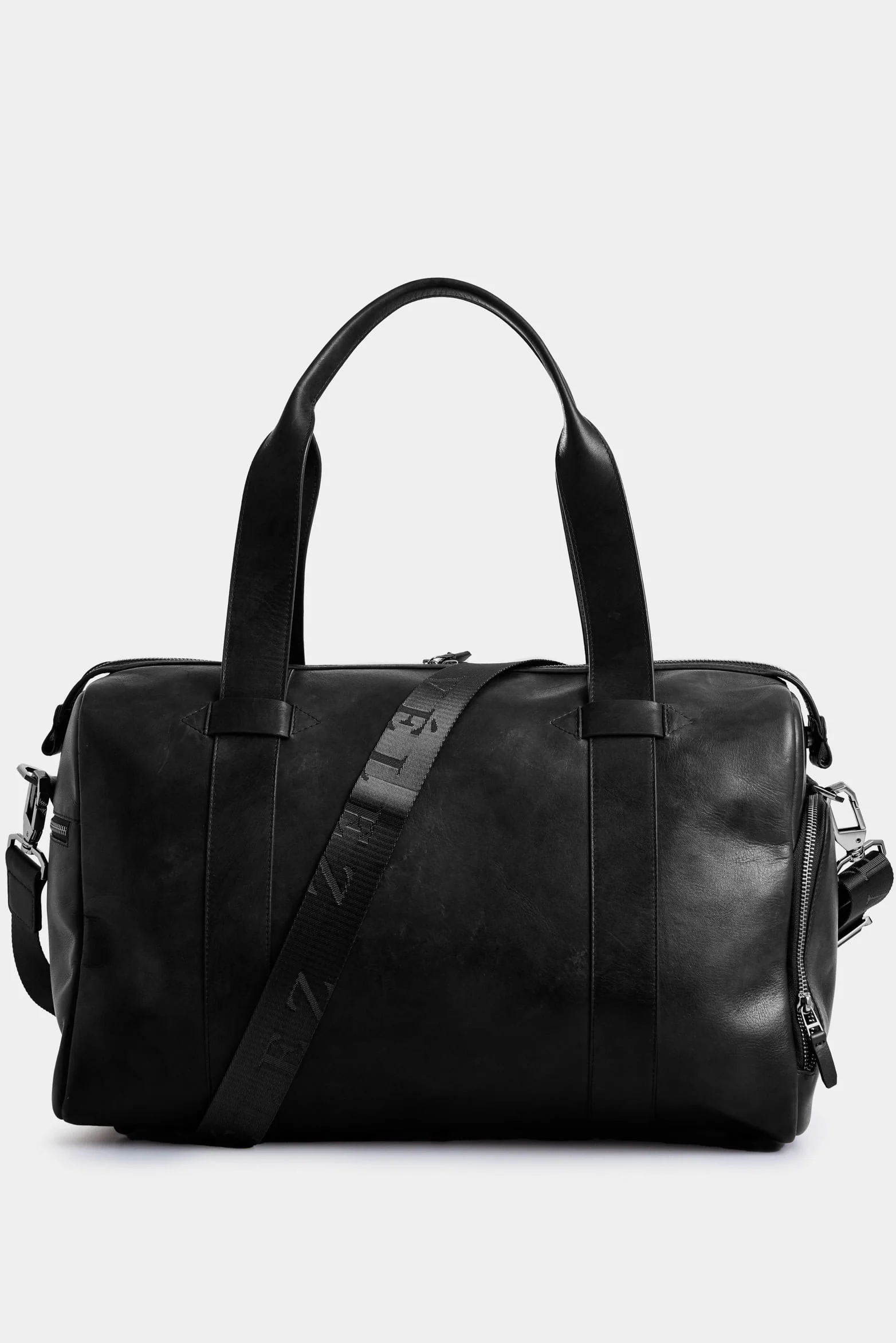 Men’s Satchel bag Esencial 2 Leather Bag Aged Effect - Image 4