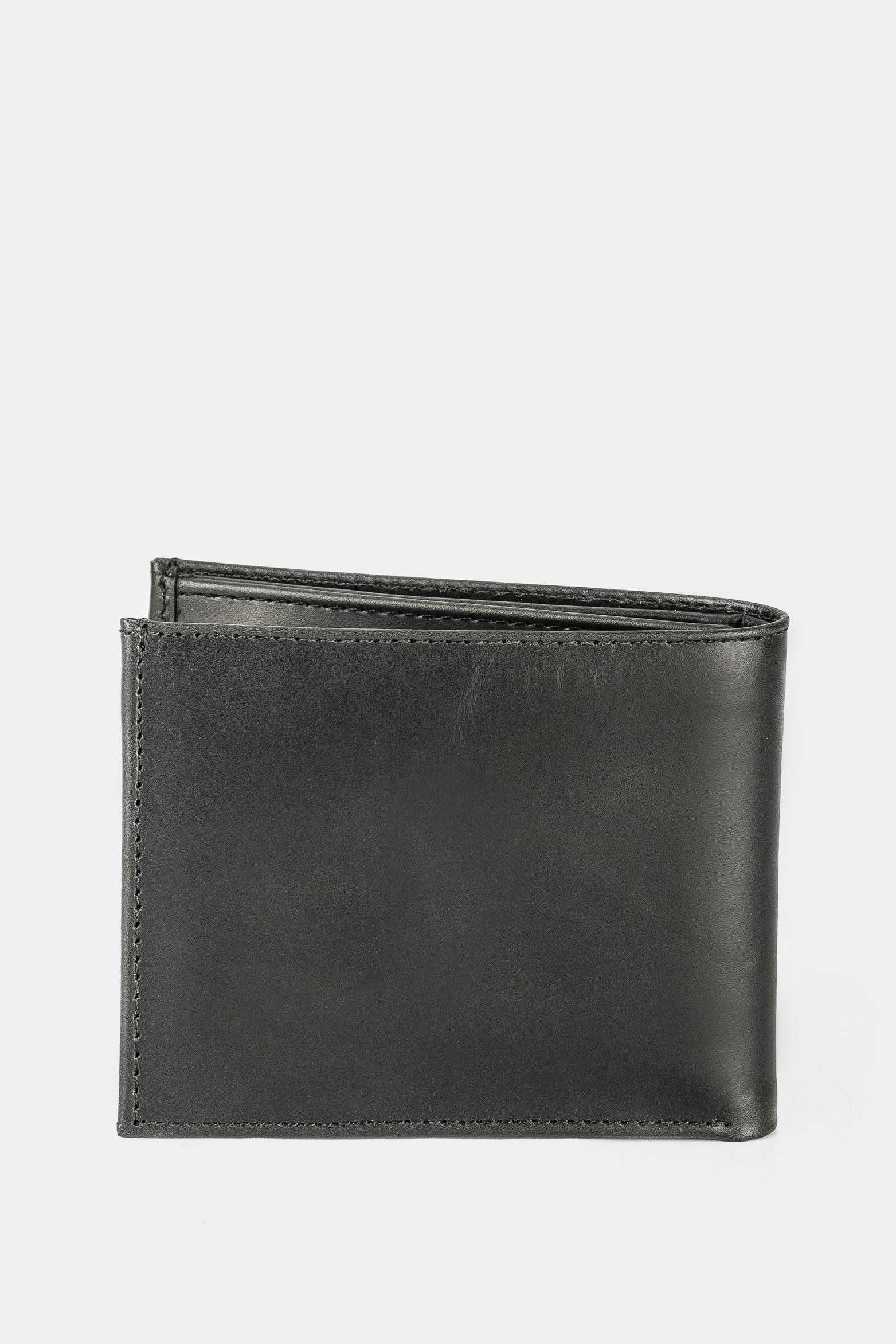 Men’s Vikintea Double Wallet in Black Leather - Image 3